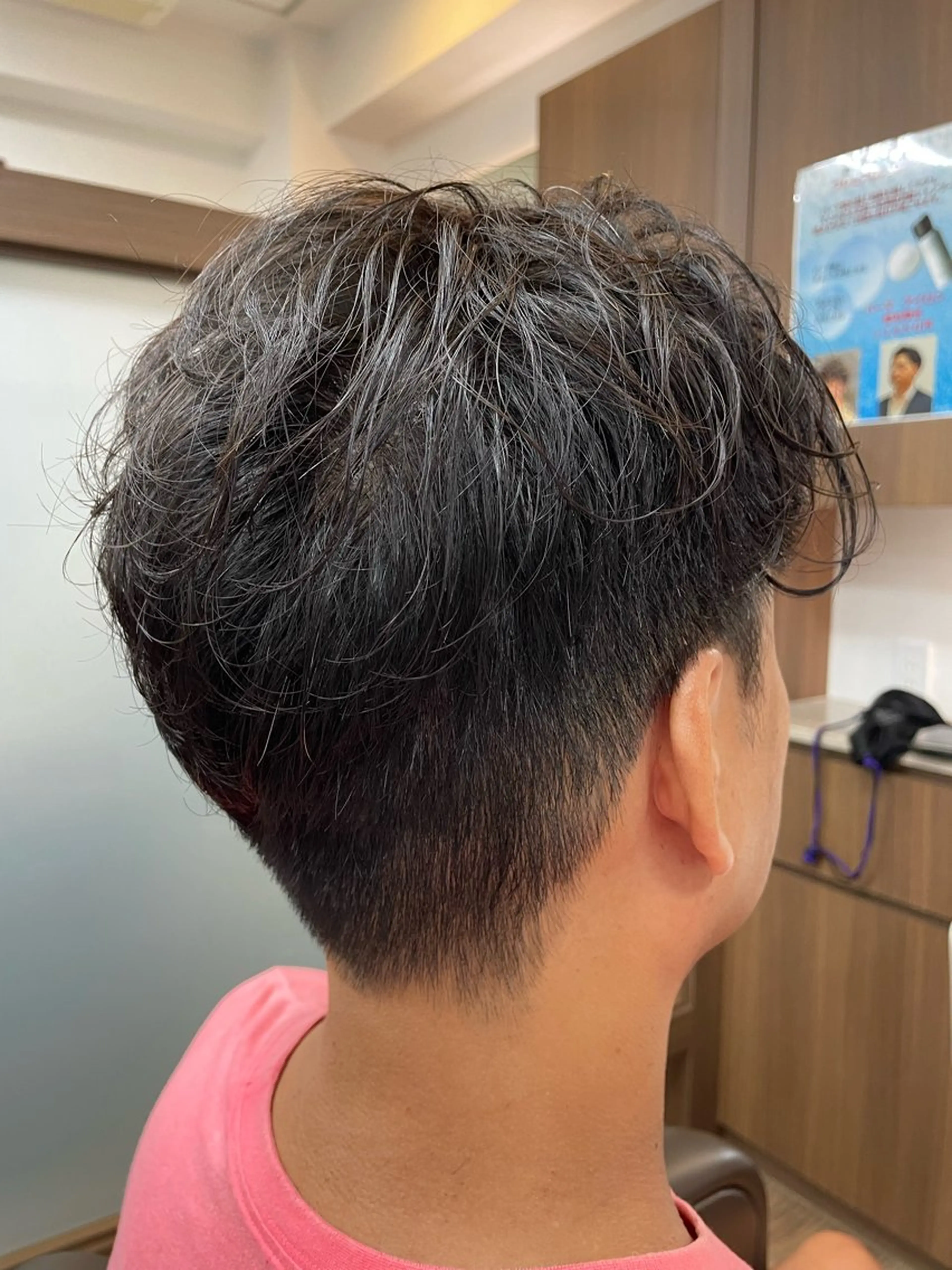 パーマ メンズ 紫藤 祥希のヘアスタイル