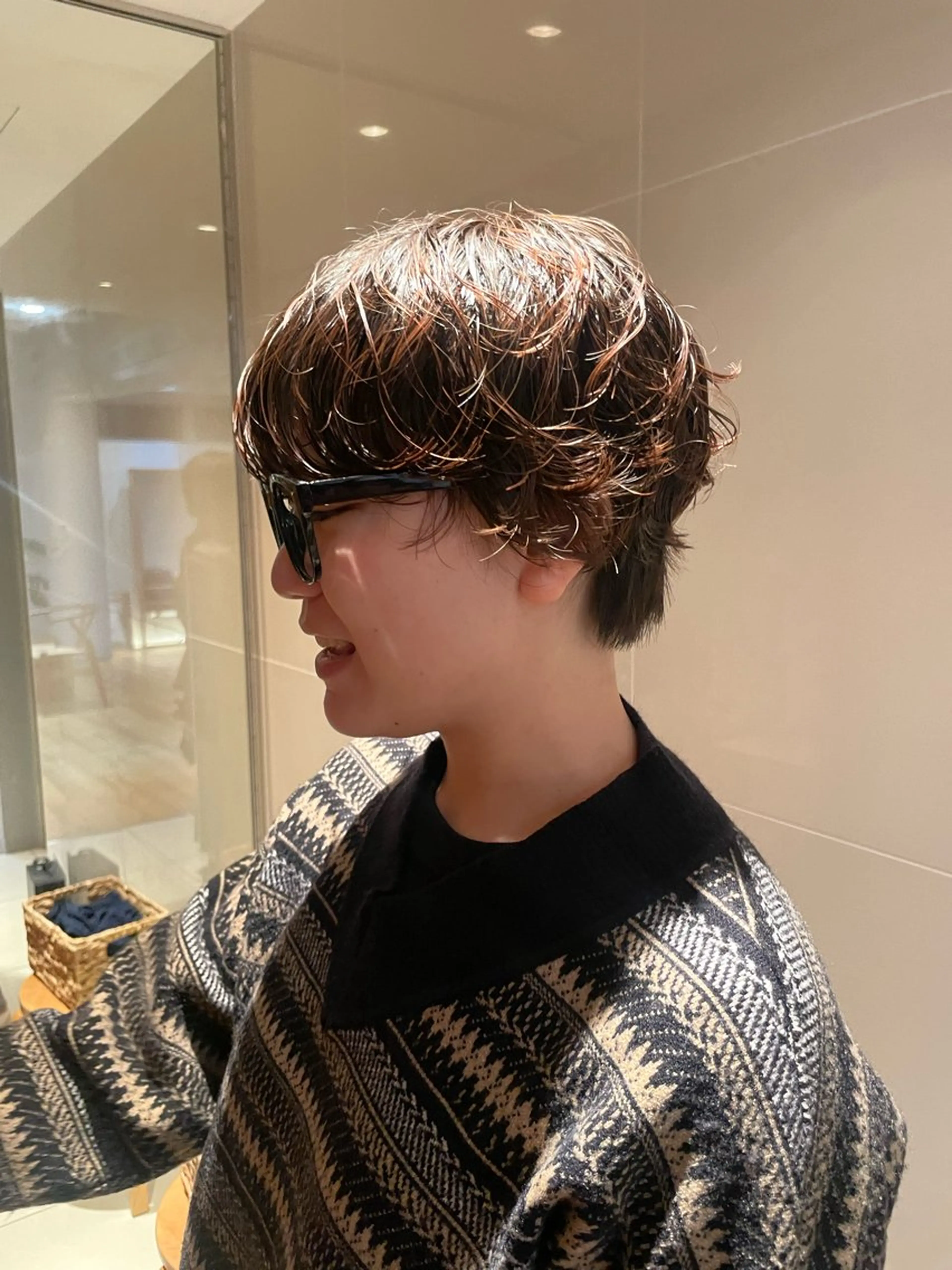 ショート パーマ レイヤー/艶髪 /chihiro🩰のヘアスタイル