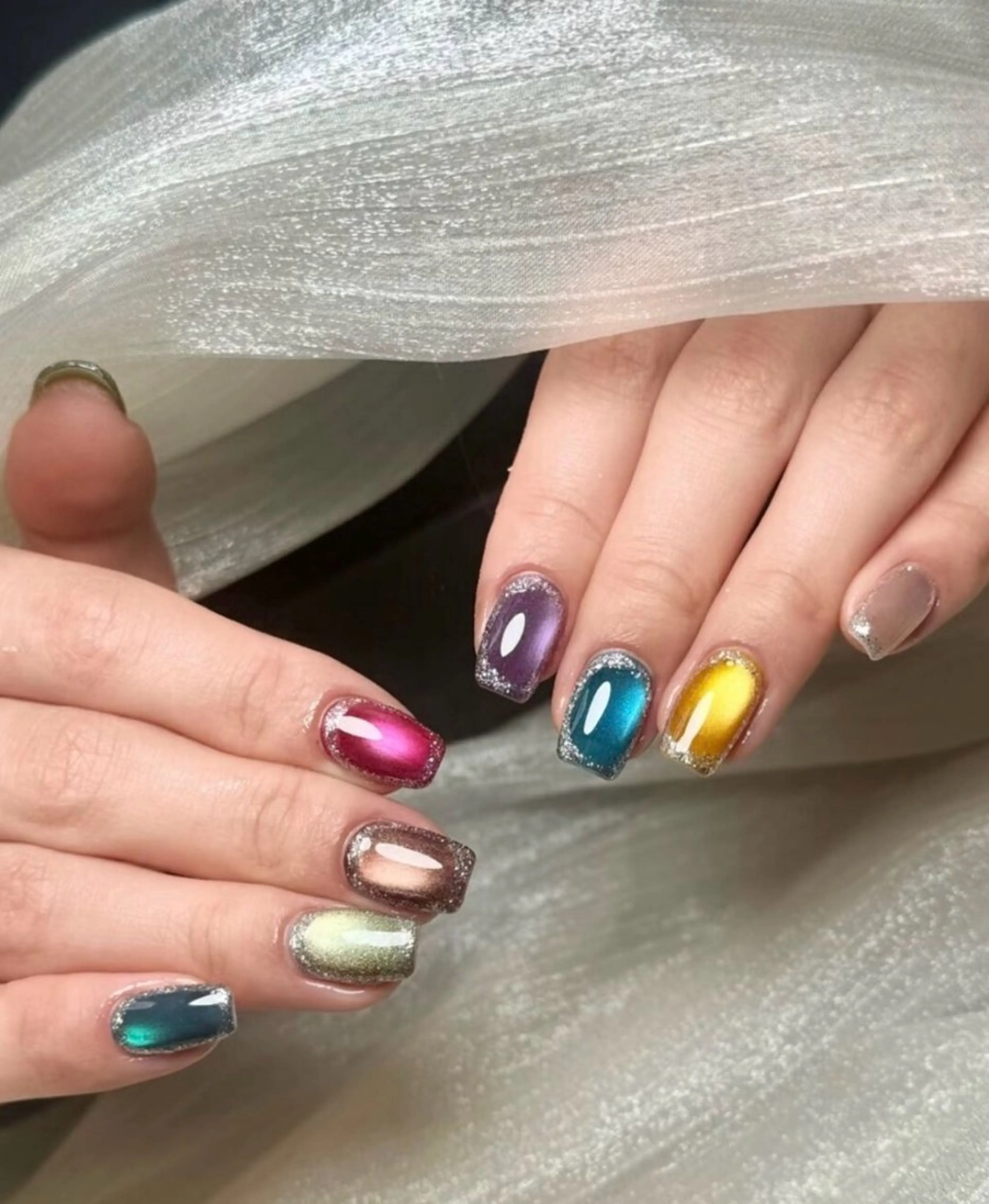 【ハンド】長さだし💚オフ無し　マグネットの写真