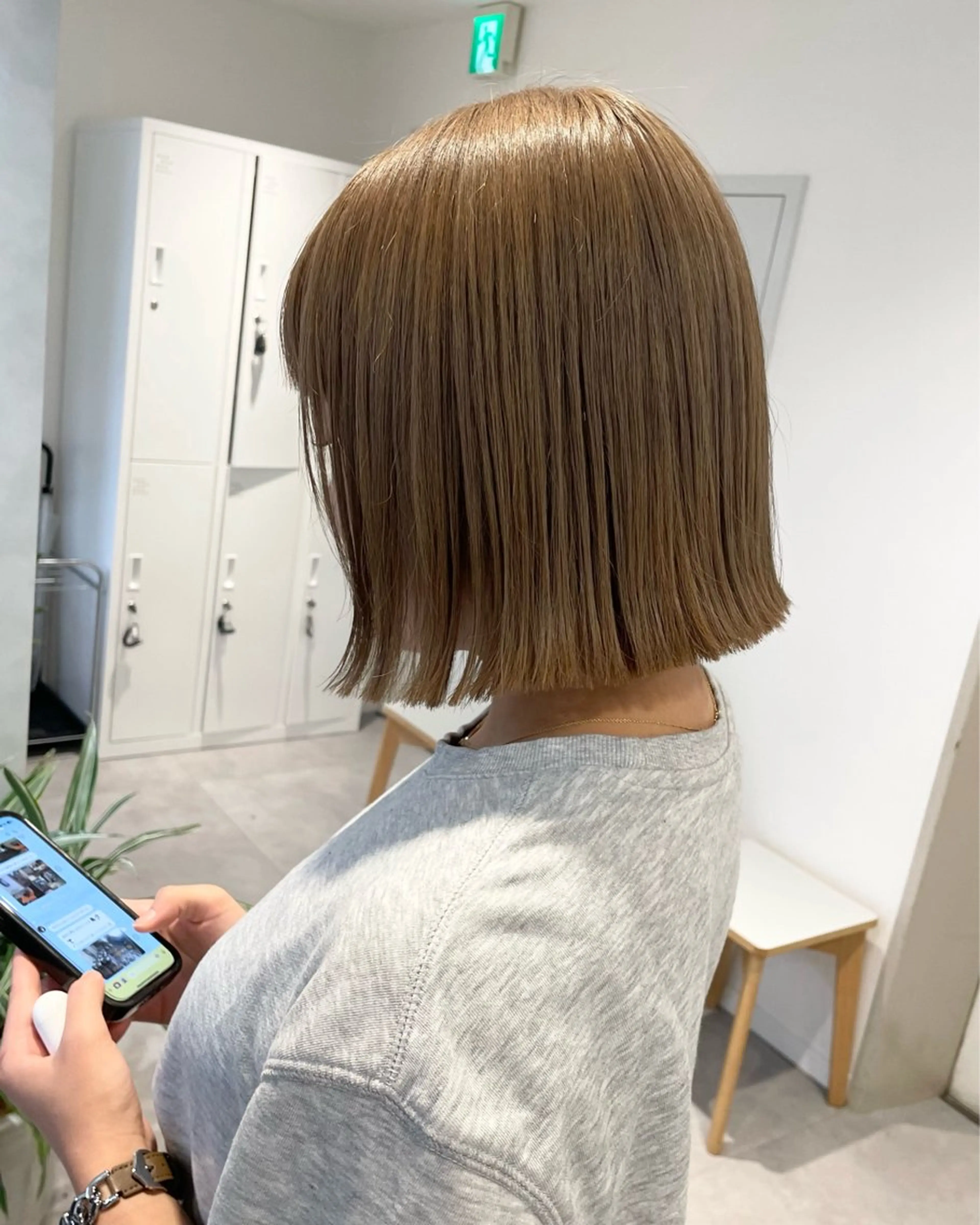 ミディアム カラー トリートメント Hatsune 🐯レイヤーカットのヘアスタイル