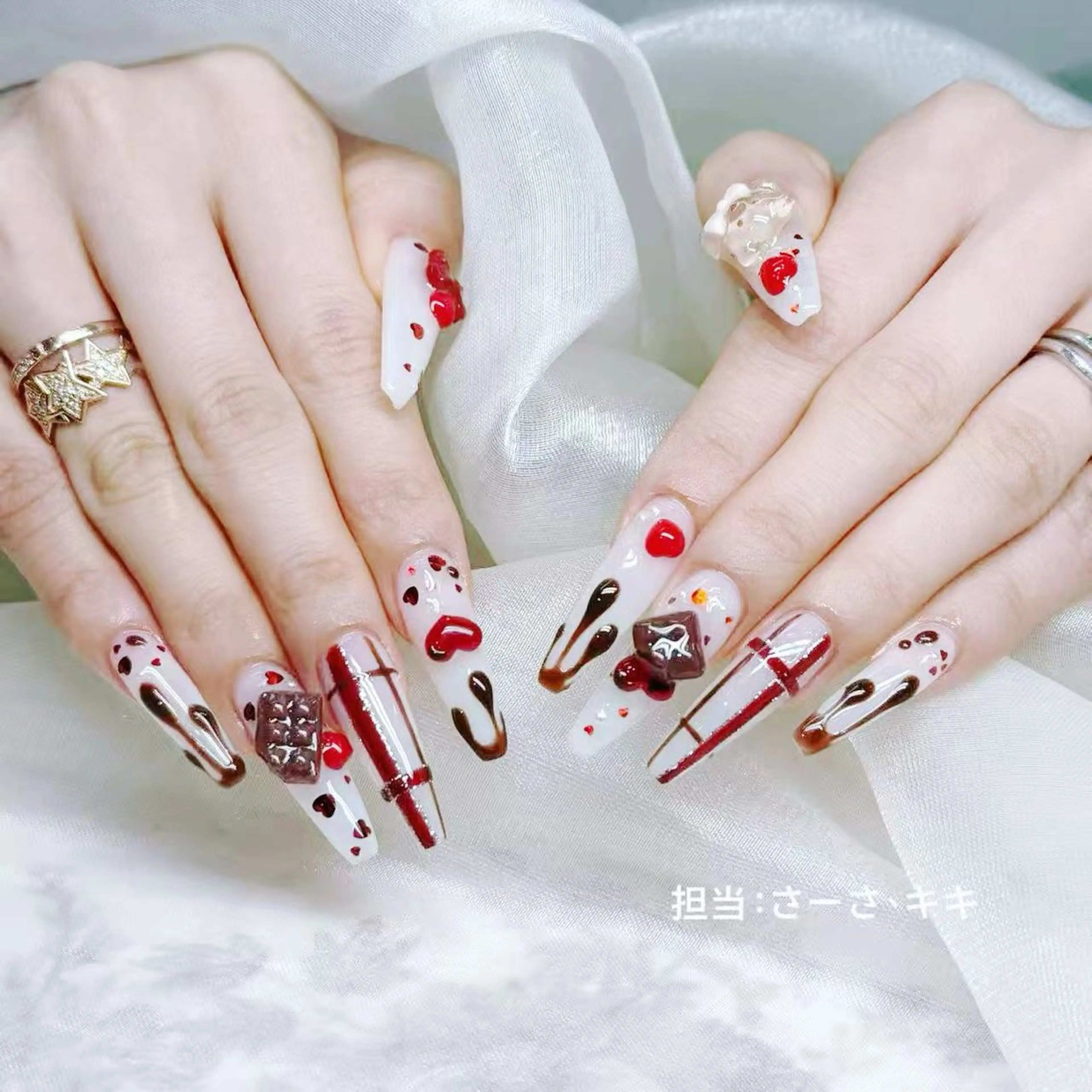 ネイル ラベンダー💖日暮里 ルル💖ネイルのネイルデザイン