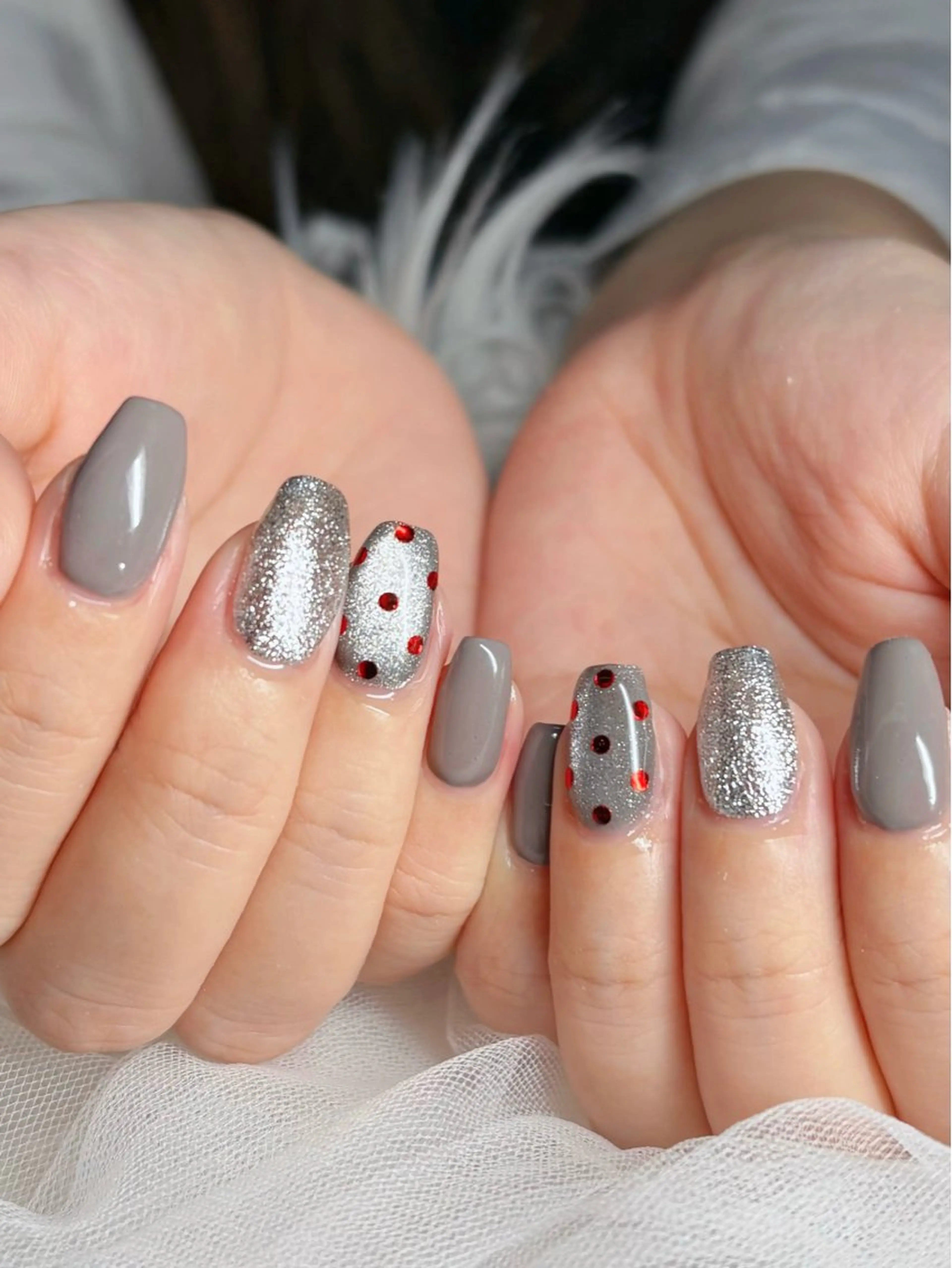 ネイル ドット シンプルネイル ハンドネイル cerisier 坂本のネイルデザイン