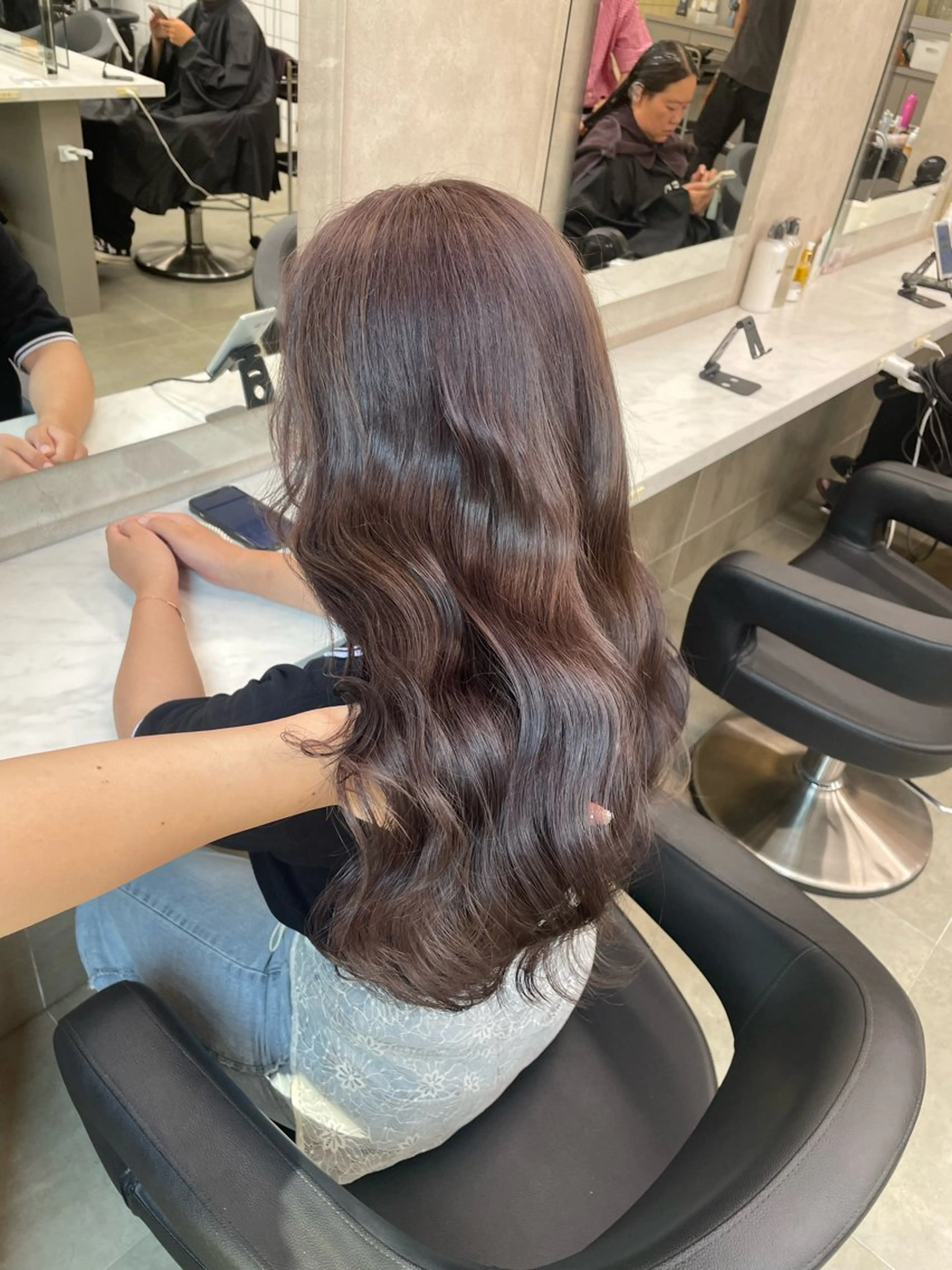ロング カラー ヘアアレンジ ヘアカラー トリートメント ヘアセット 💗横浜美容室 💗HARUNAのヘアスタイル