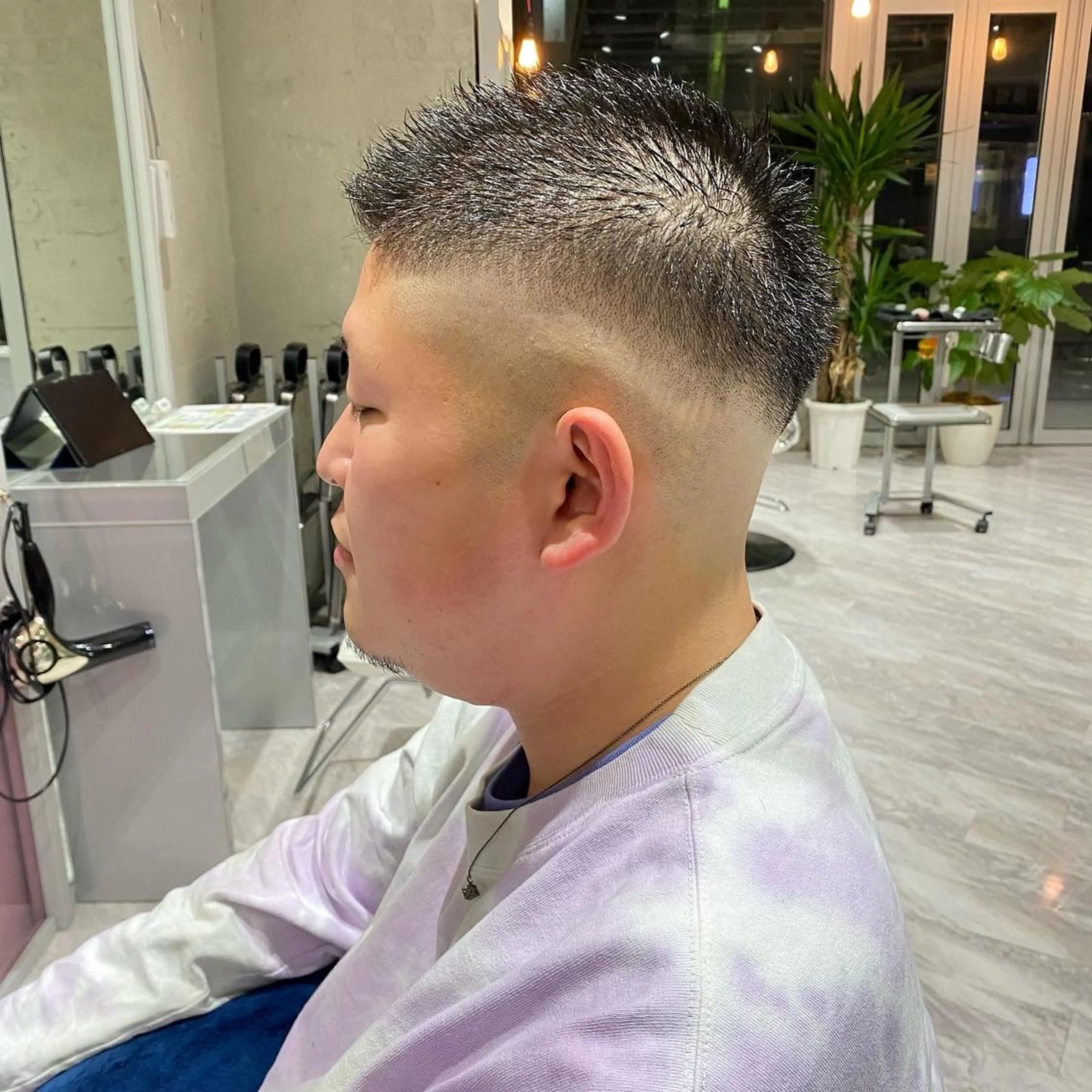 ショート メンズ フェードカット スキンフェード カット Riganuts王子 Hayato✂︎のヘアスタイル