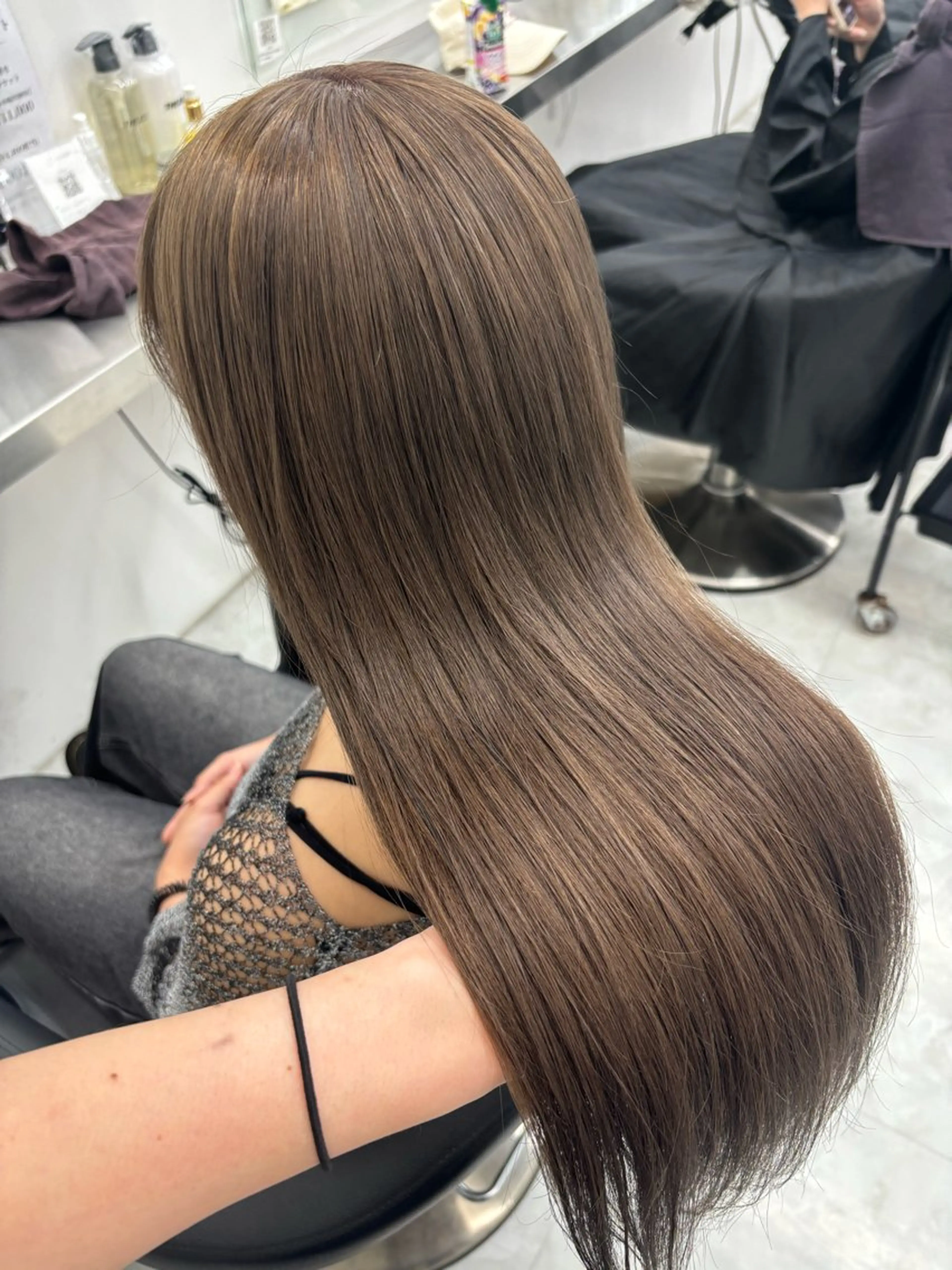 カラー ヘアカラー トリートメント Wカラー/暖色/べ ージュりく©︎🐝のヘアスタイル