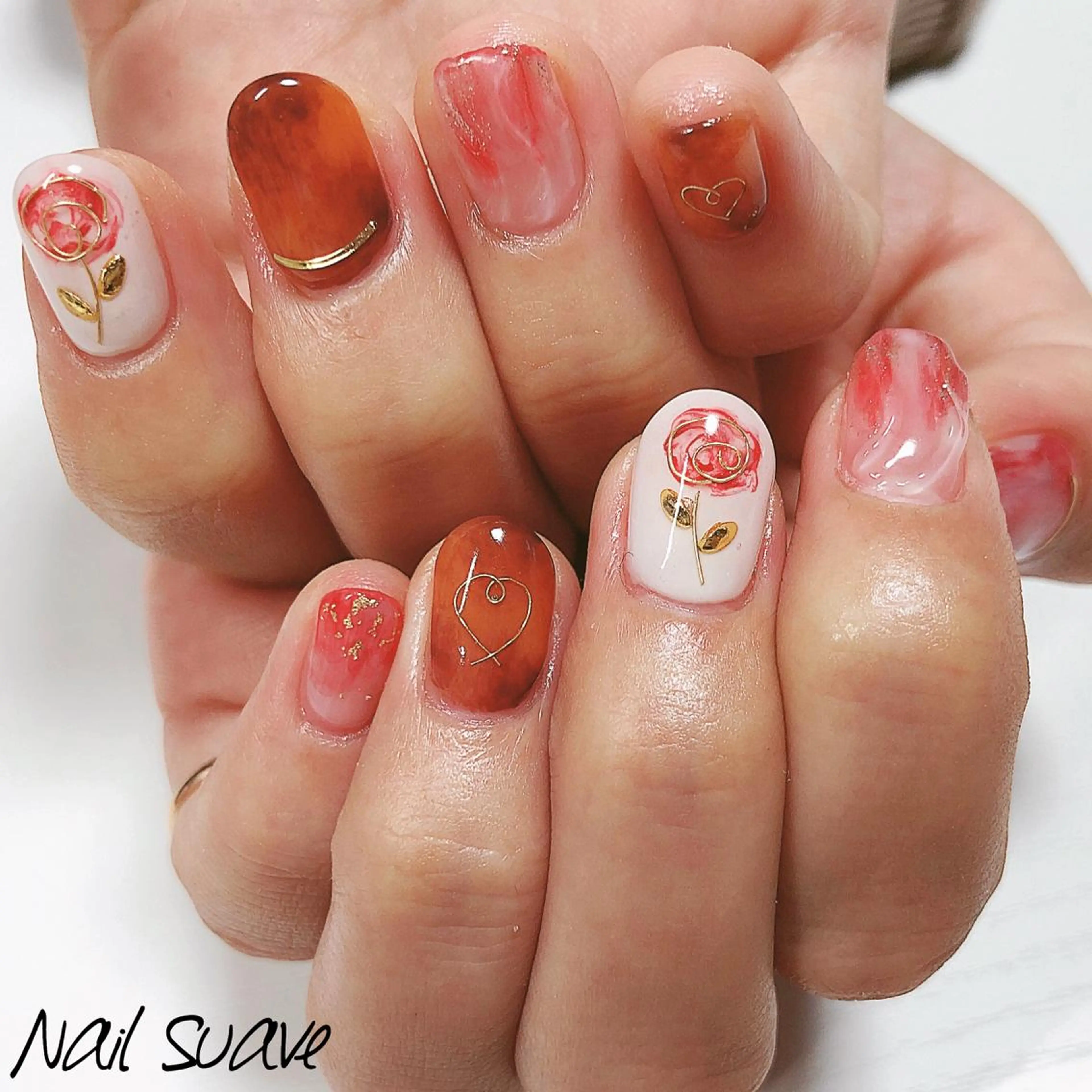 ネイル べっ甲ネイル Nail Suave (シュアーヴ)のネイルデザイン