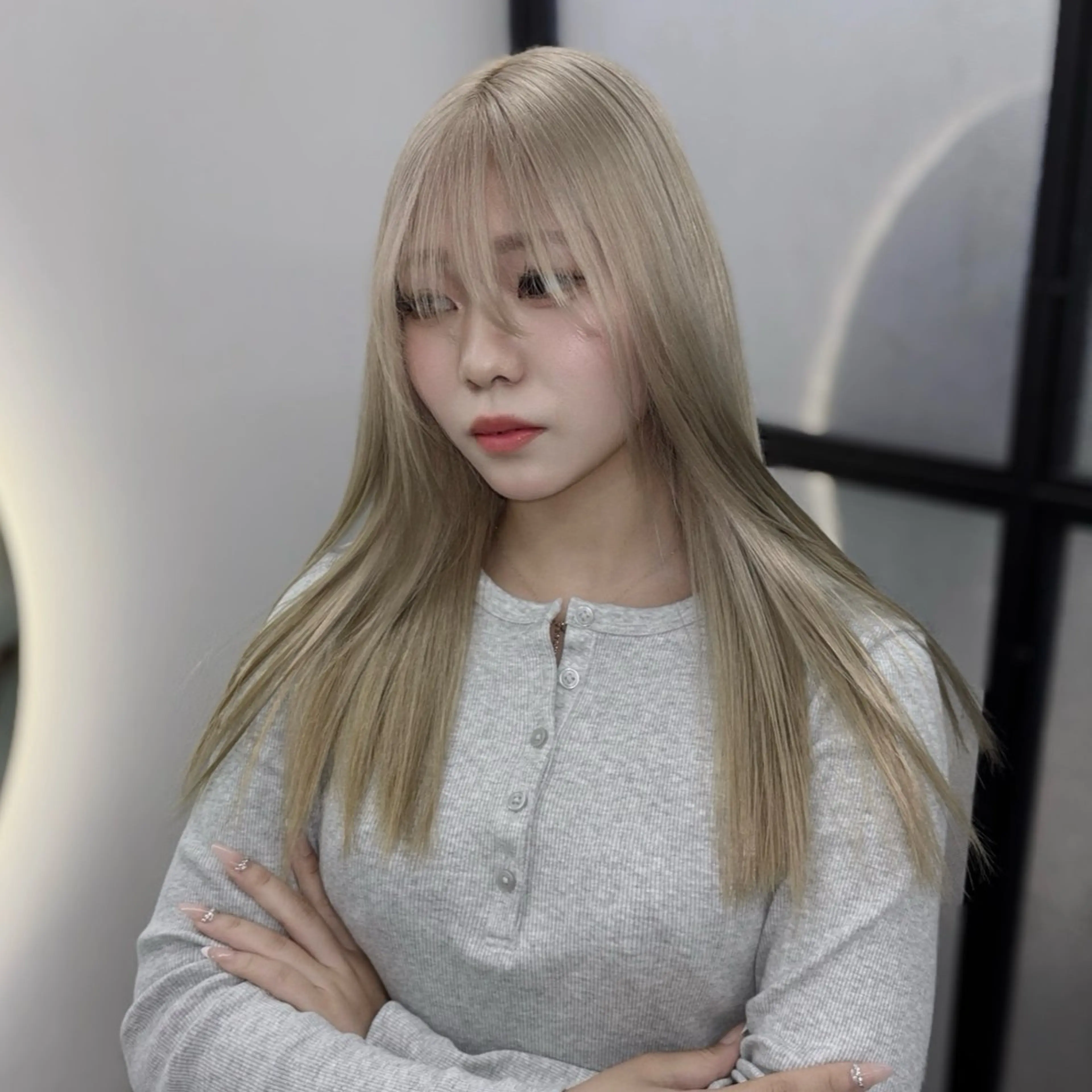 ロング カラー ヘアカラー Ren. 🦋デザインカラーのヘアスタイル