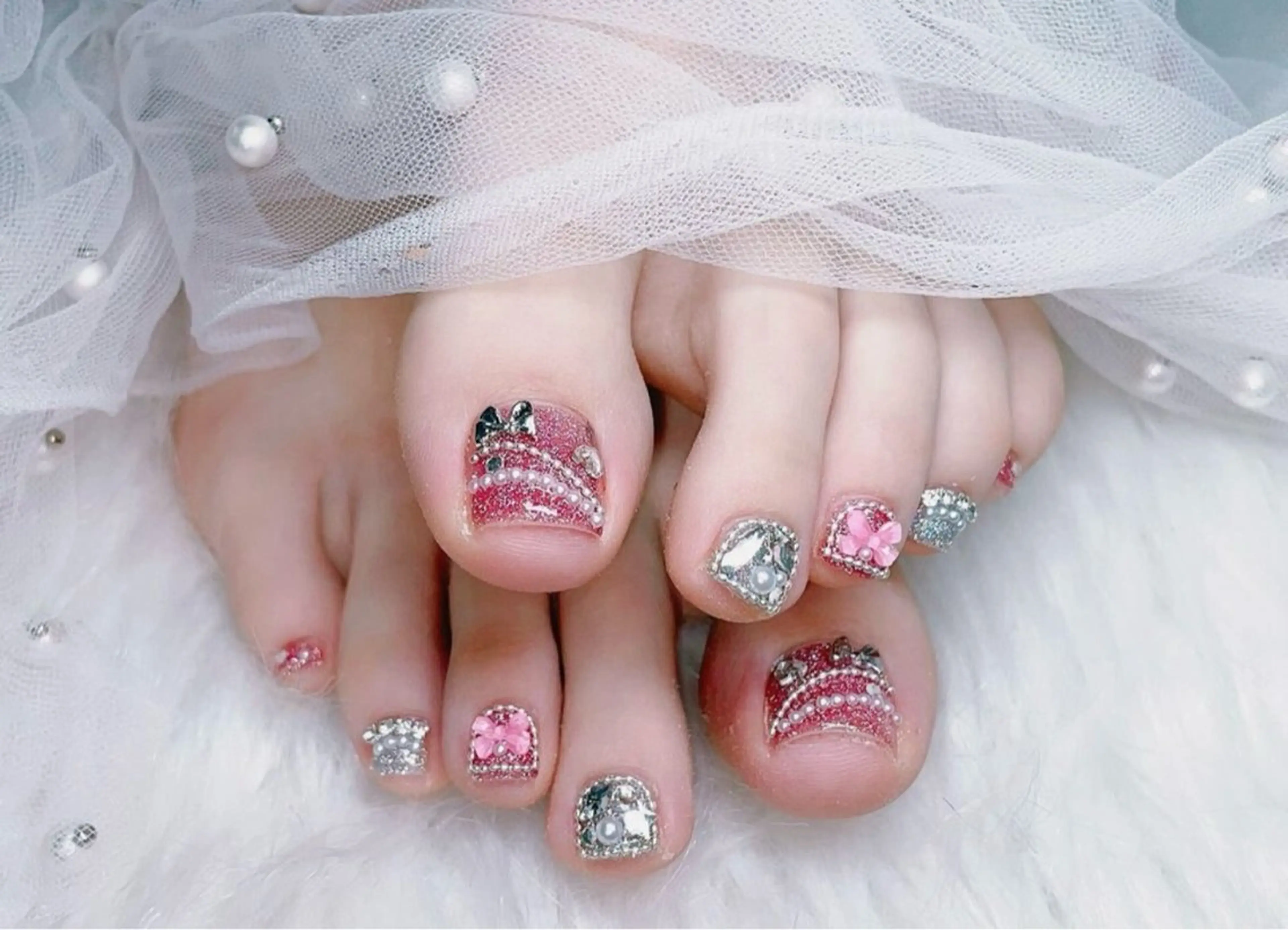 ネイル フットネイル ╹◡╹Mimoミモ Eye&Nailのマツエク・マツパデザイン