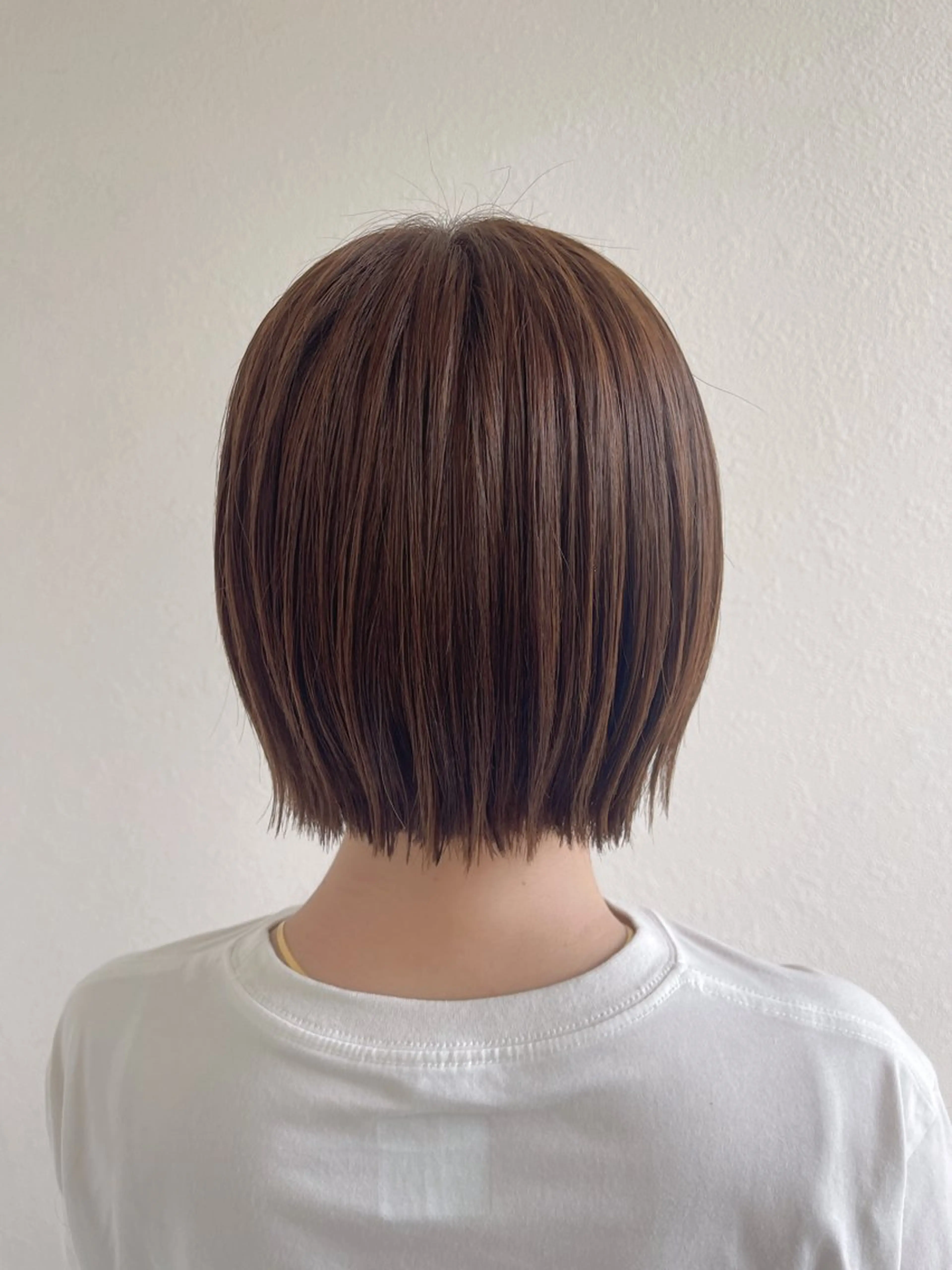 ショート カラー ヘアアレンジ ショートボブ ボブ ショートヘア 縮毛矯正 田中  愛のヘアスタイル