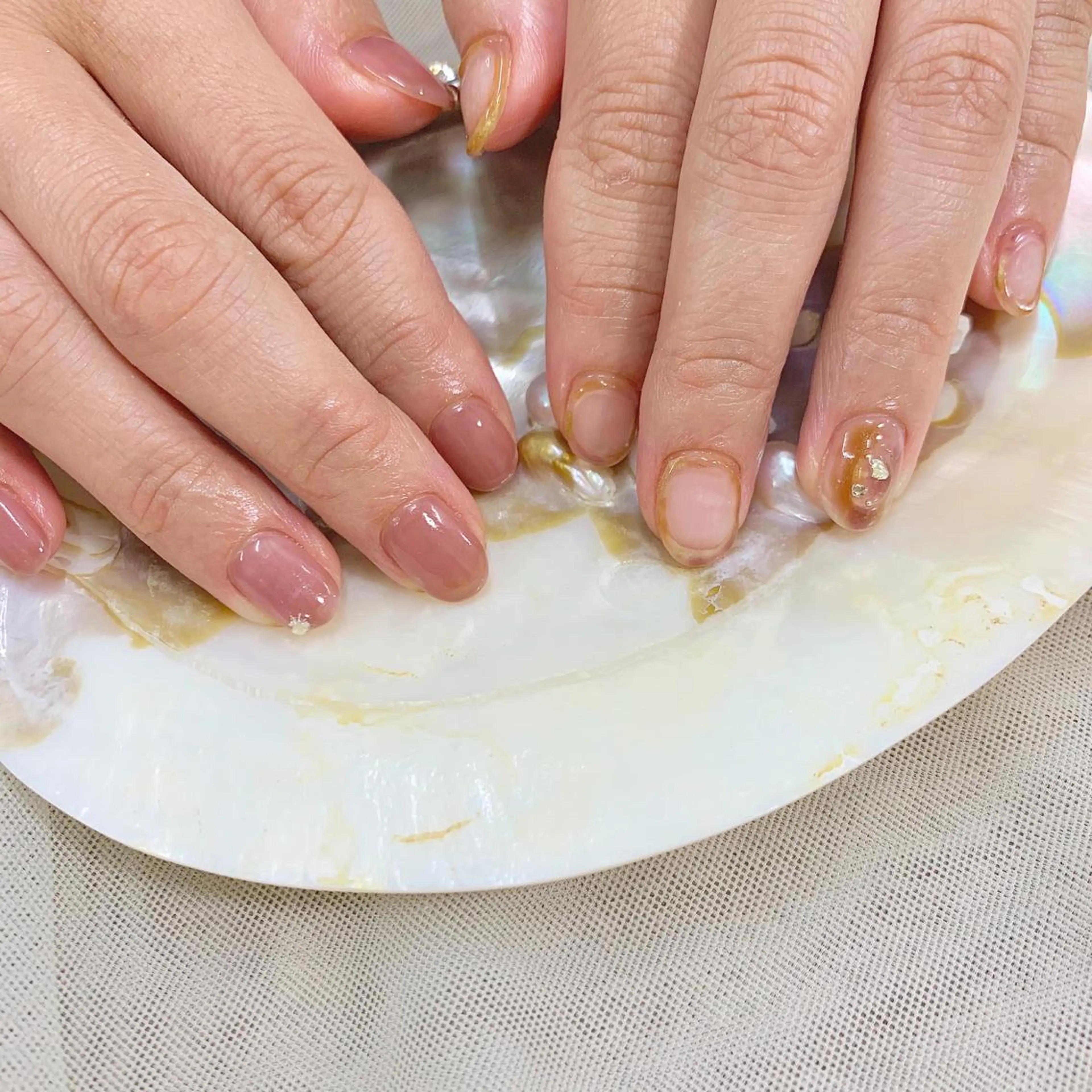 ネイル ハンドネイル 新宿ニュアンスネイル makotoのネイルデザイン