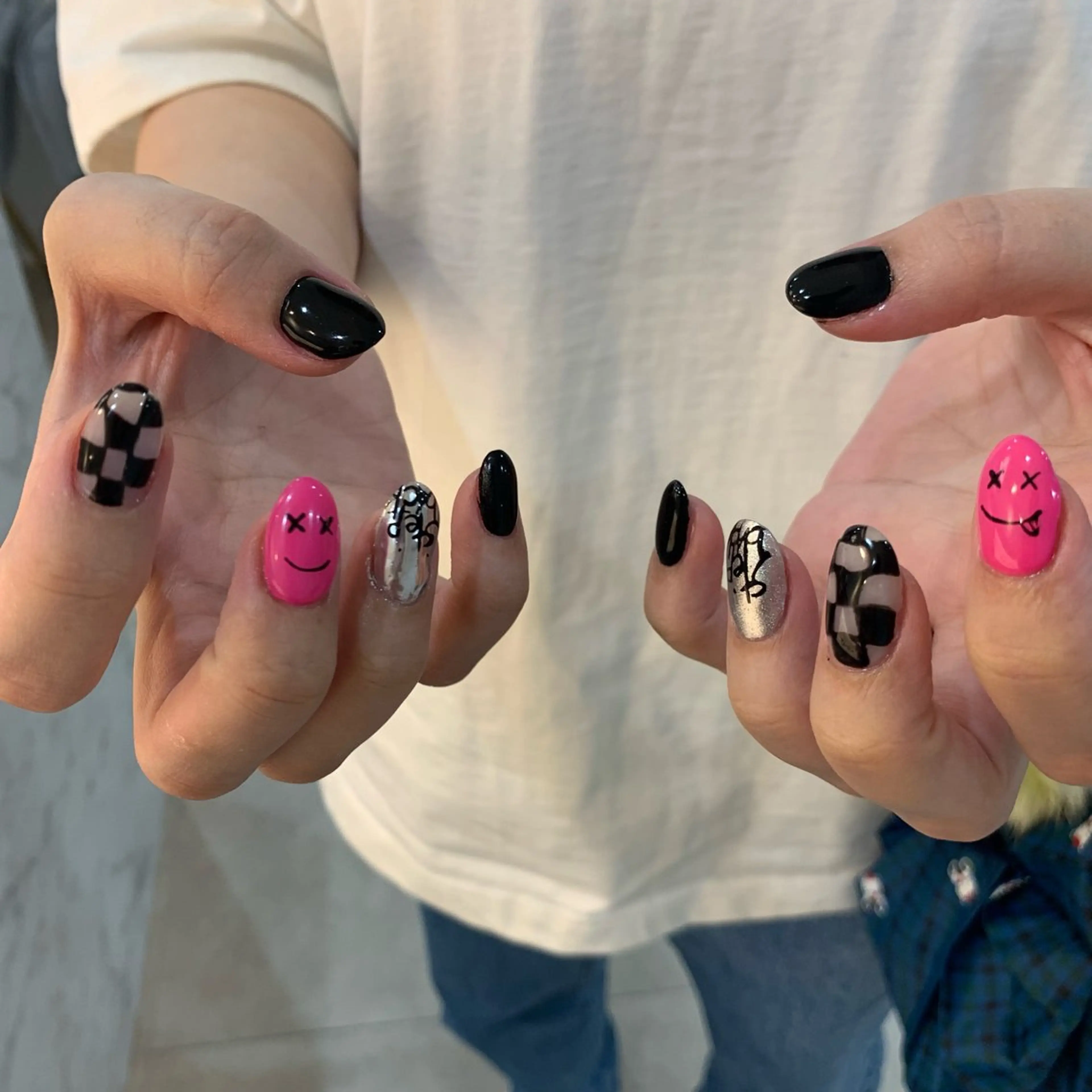 ネイル ハンドネイル フットネイル ゆびノさき茨木店 ニュアンス/アートのネイルデザイン