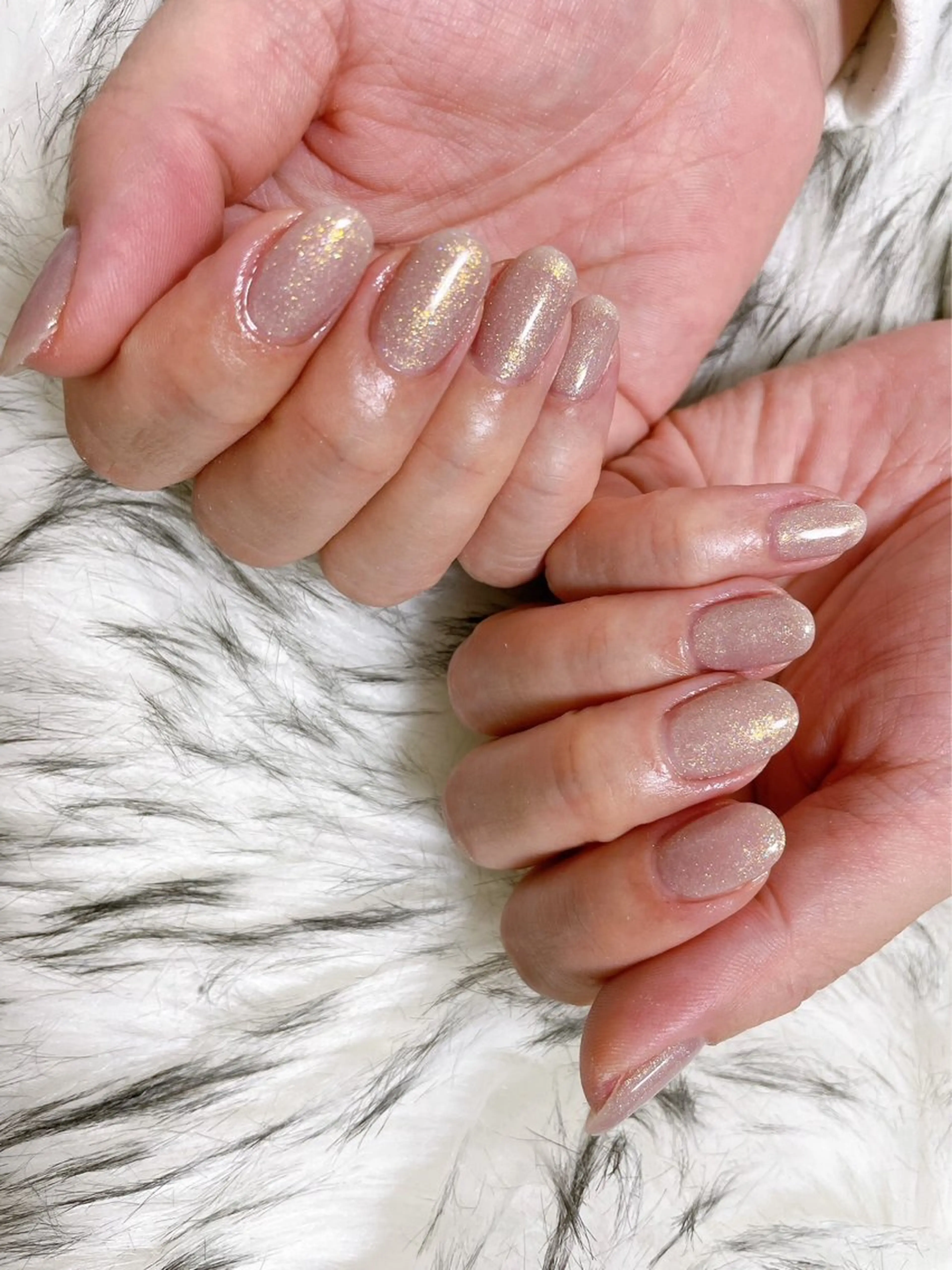 ネイル オーロラネイル フットネイル フレンチネイル ジェルネイル 韓国ネイル mogunail &blowのネイルデザイン