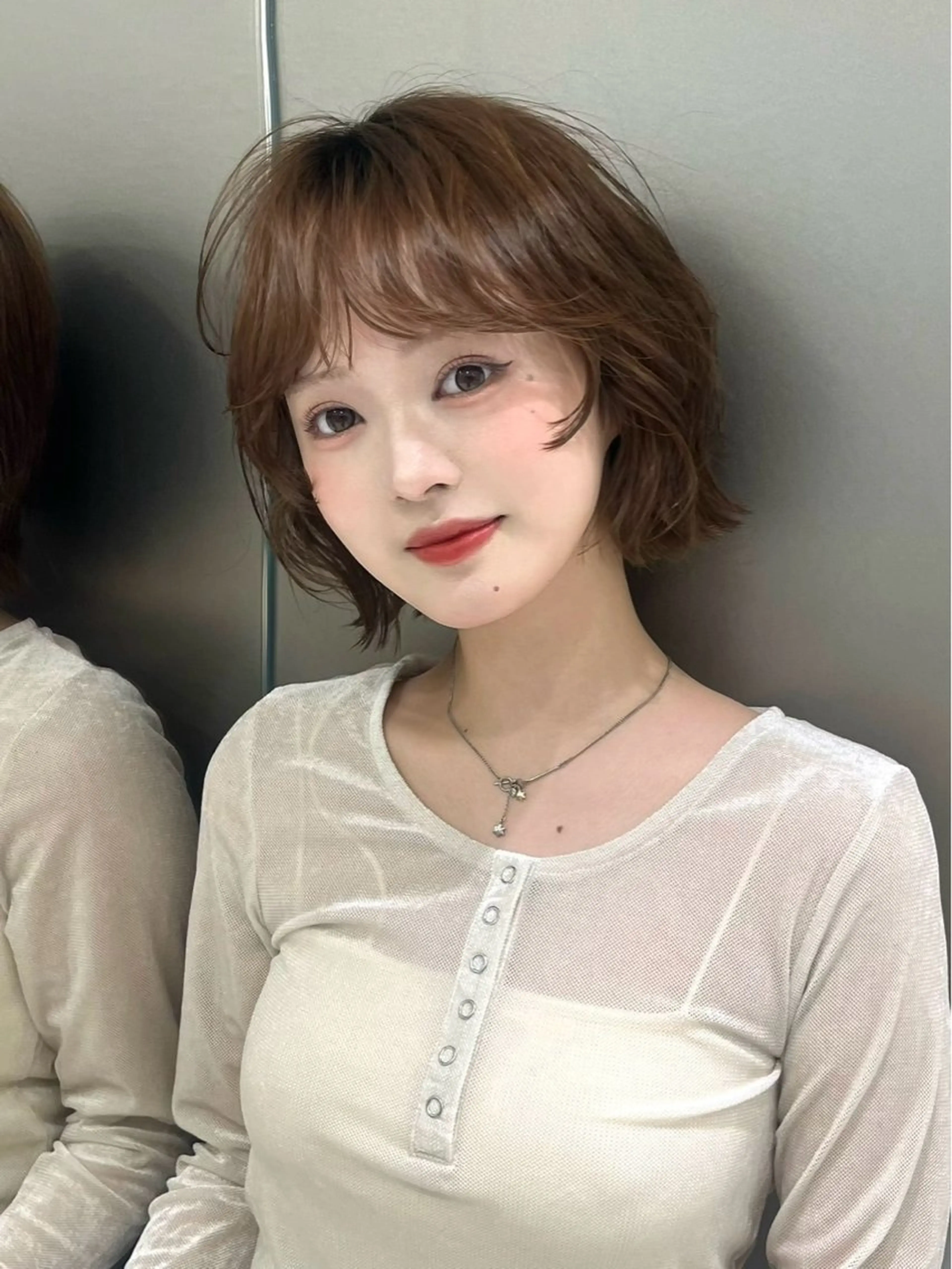 ショート パーマ レイヤーボブ特化/ 横浜/伊藤　怜のヘアスタイル