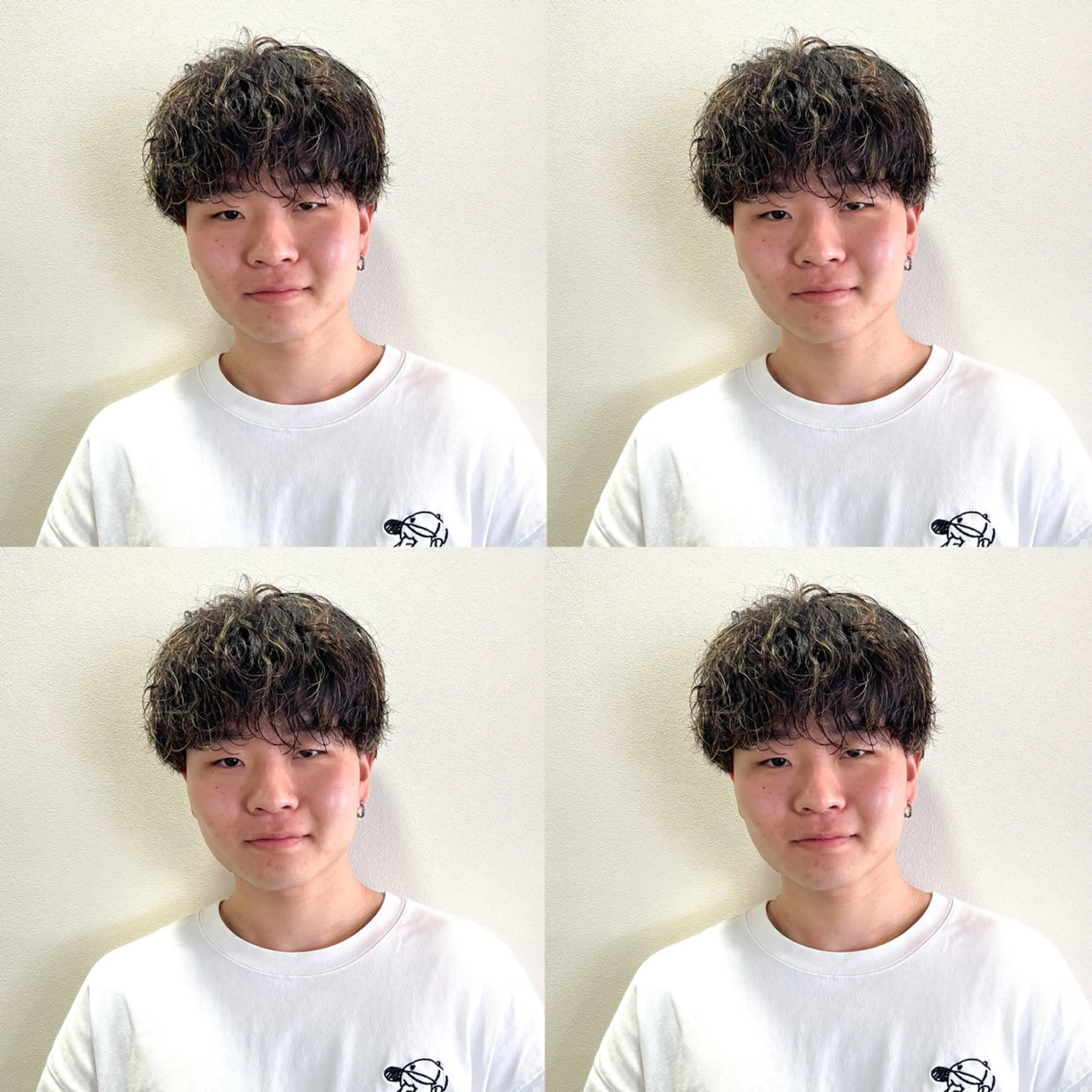 【MEN'S】【初回限定】メッシュ/ハイライト+メンズカット+メンズパーマ【特殊パーマ+1000円/初回シャンプー付き】の写真