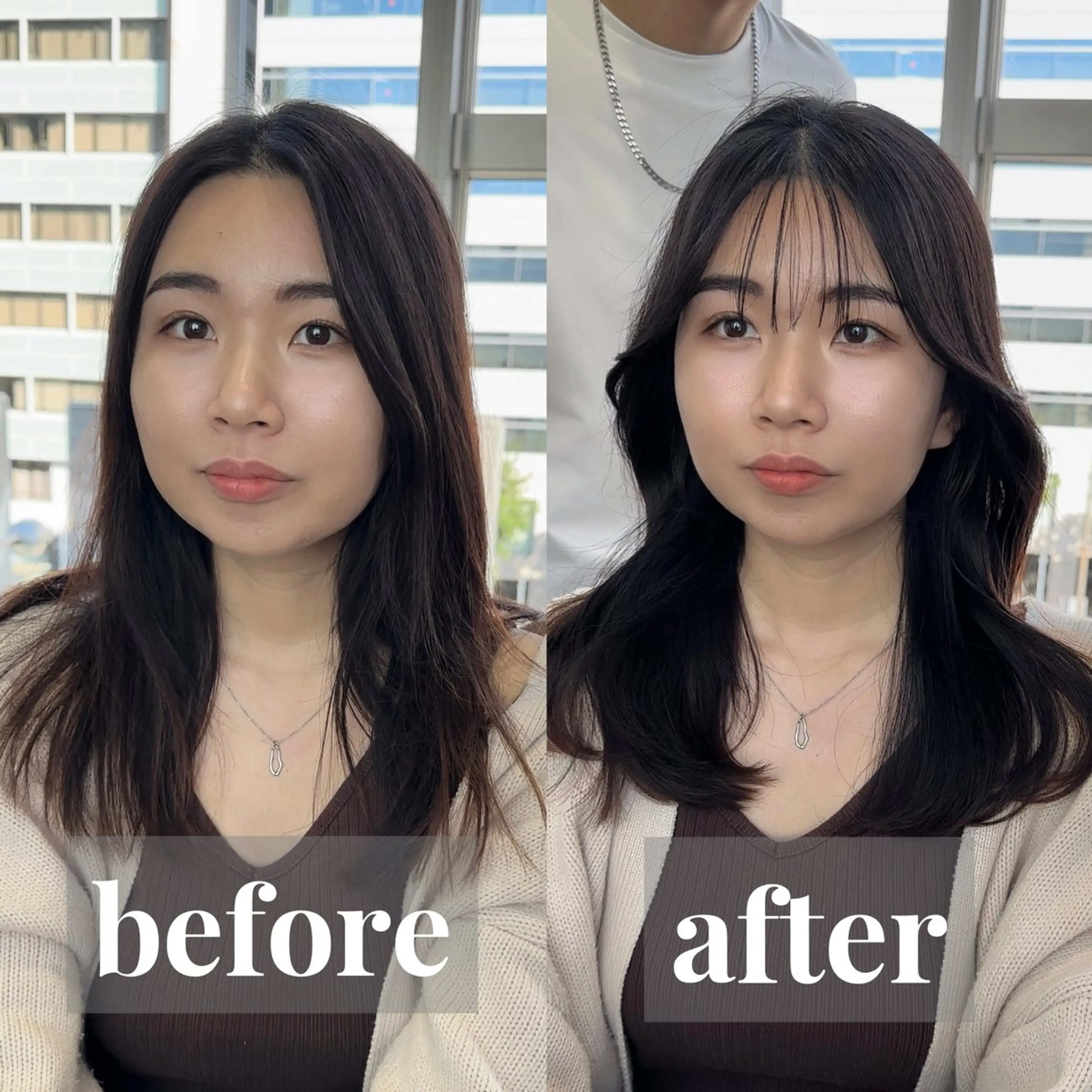 ミディアム カット 大阪/ショート 顔まわり/谷町のヘアスタイル