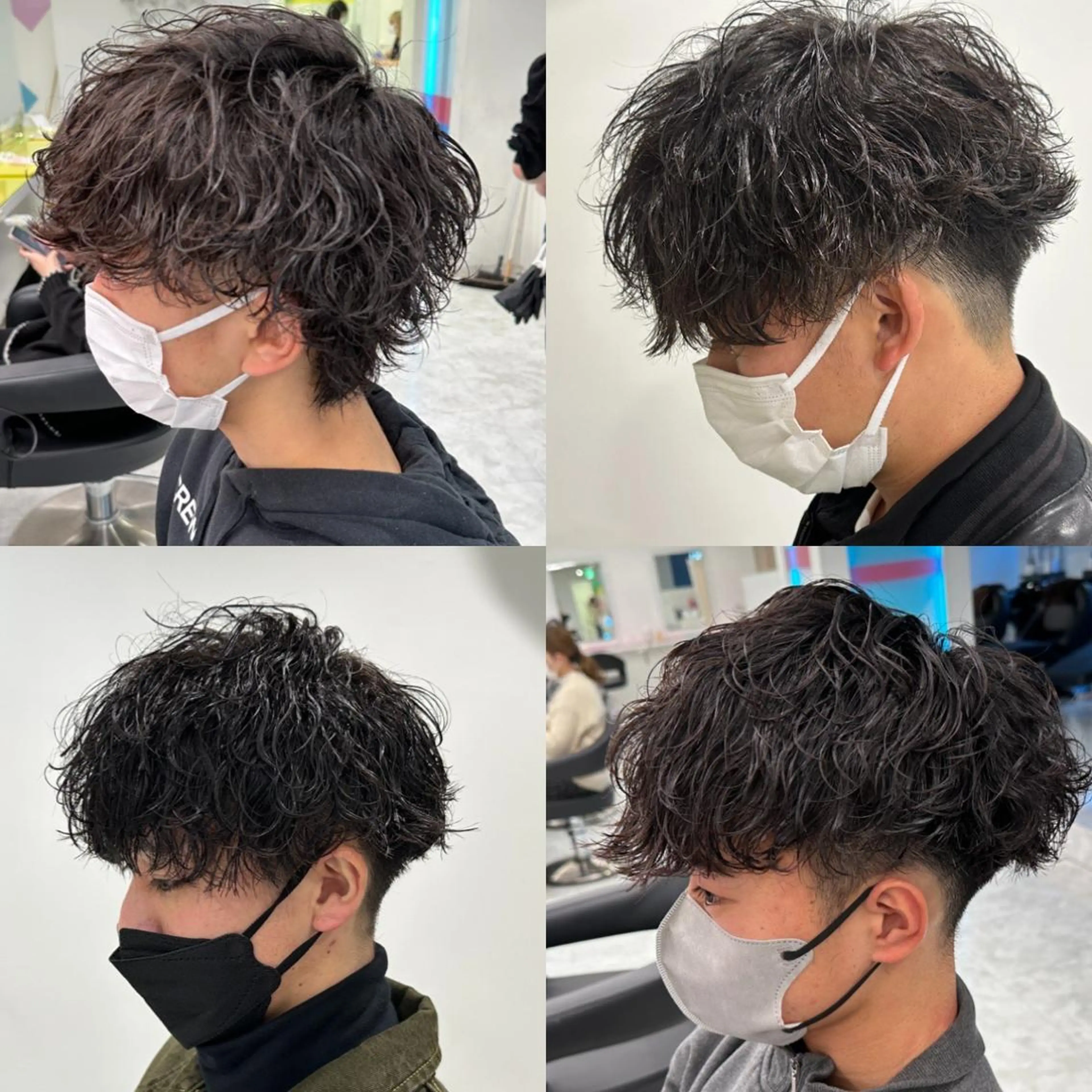 ショート カラー パーマ メンズ 【メンズサロン】 BLUCK 横浜のヘアスタイル