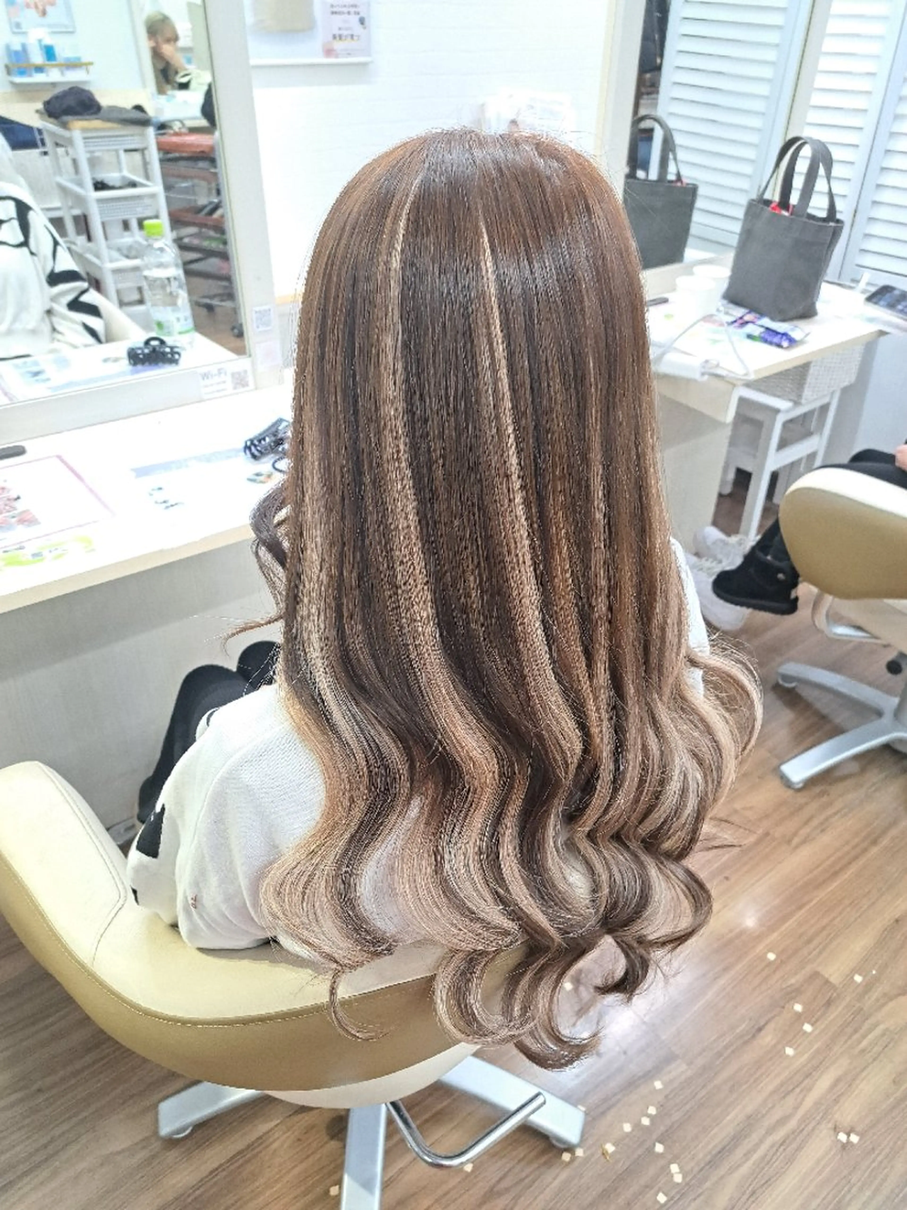 ロング カラー ハイライトカラー エクステ ハイライト エクステ GLOSS❤︎ Harunaのヘアスタイル