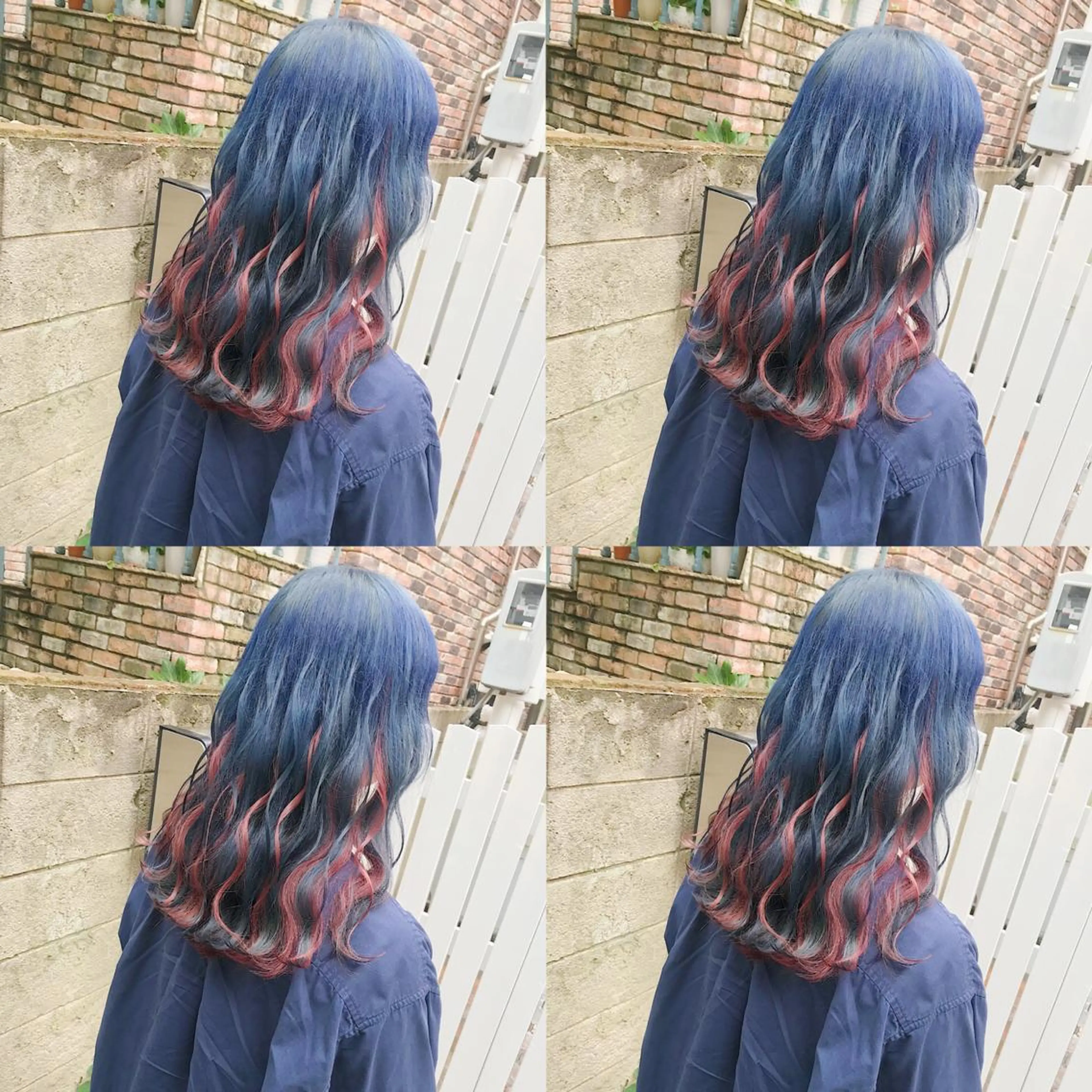 セミロング カラー ヘアアレンジ ヘアカラー トリートメント TAKUMAブリーチ /切りっぱなし🪽のヘアスタイル