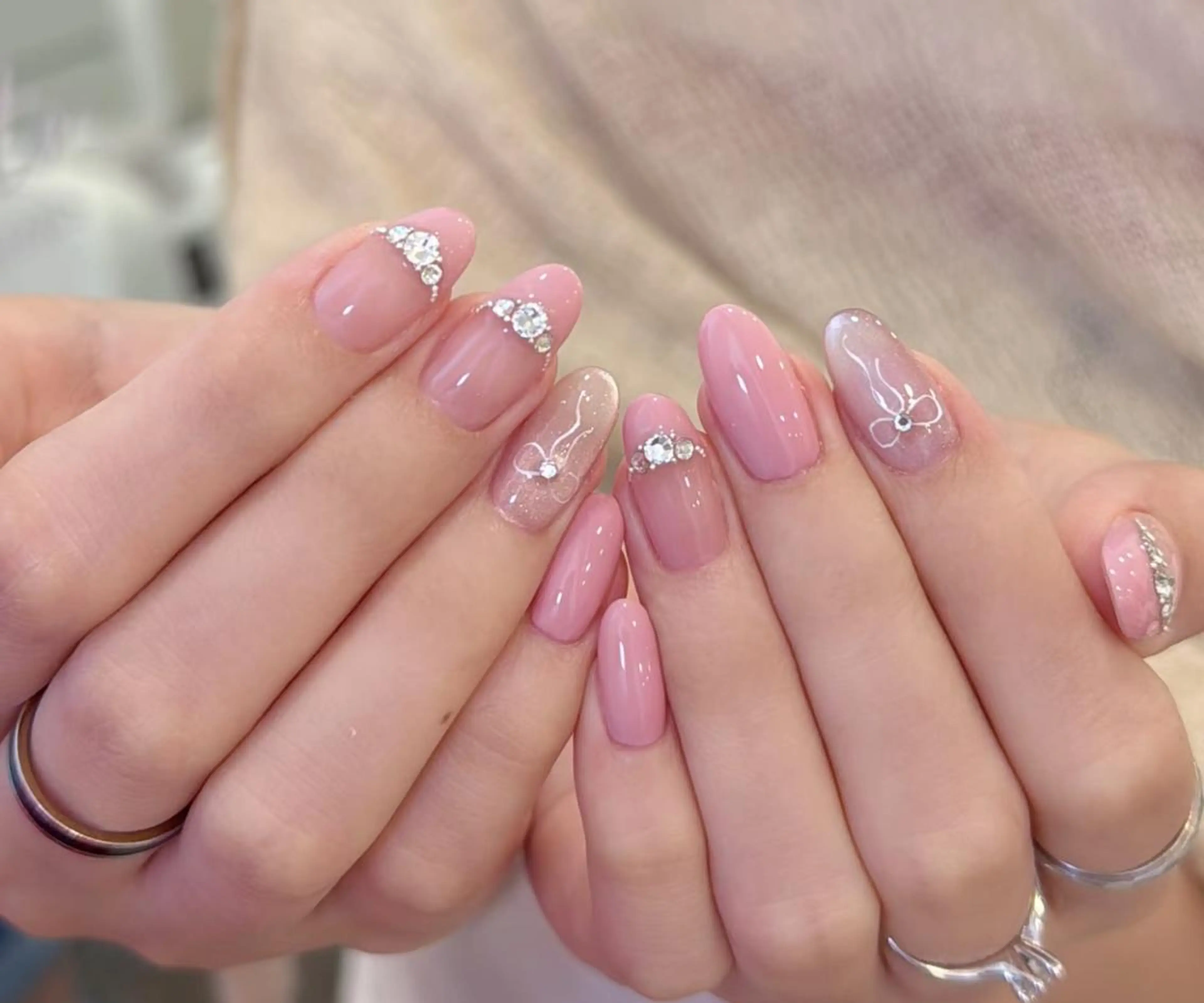 ネイル ハンドネイル 🎀 UU_nailのネイルデザイン