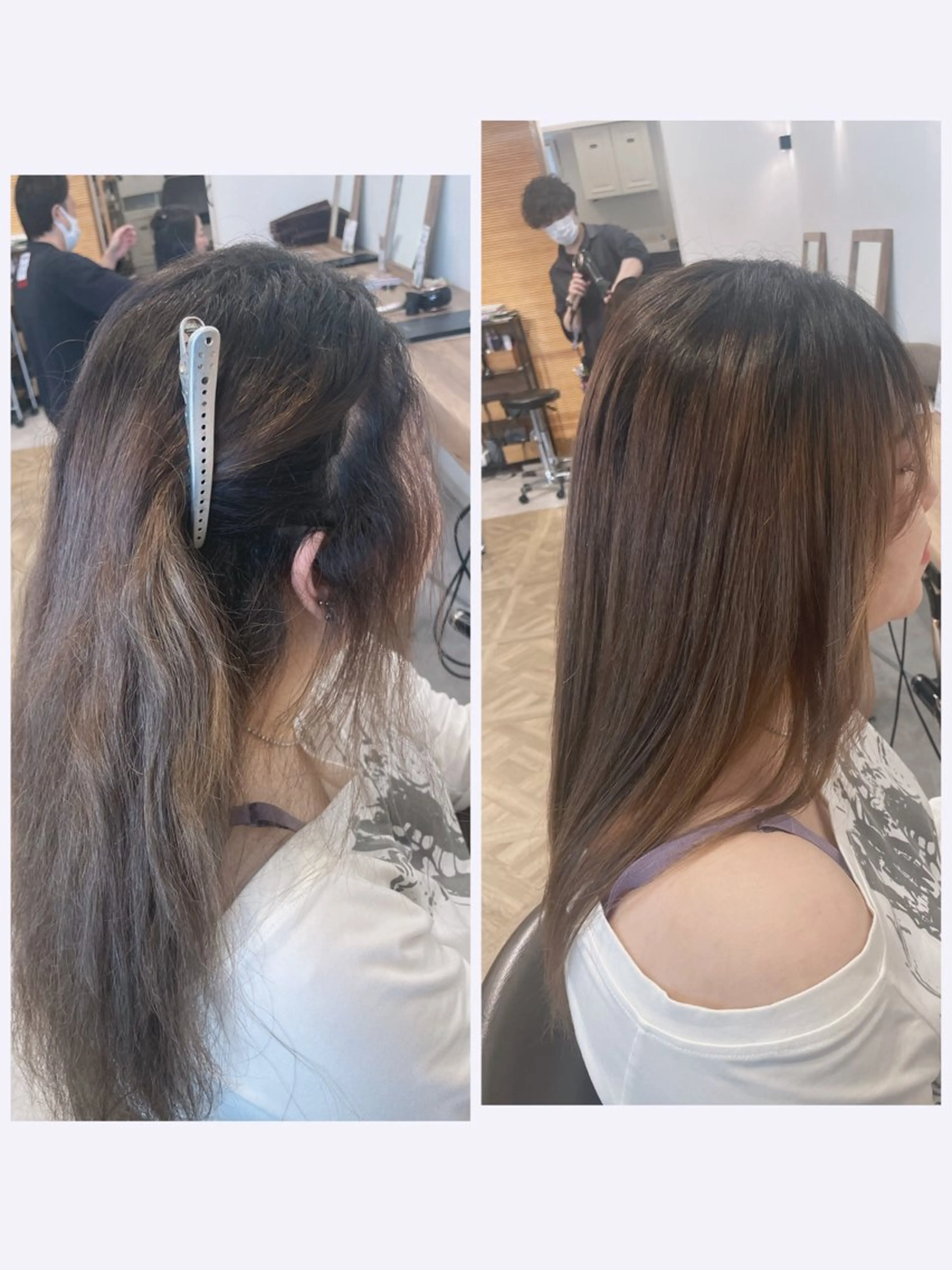 ロング 山越 美裕樹のヘアスタイル