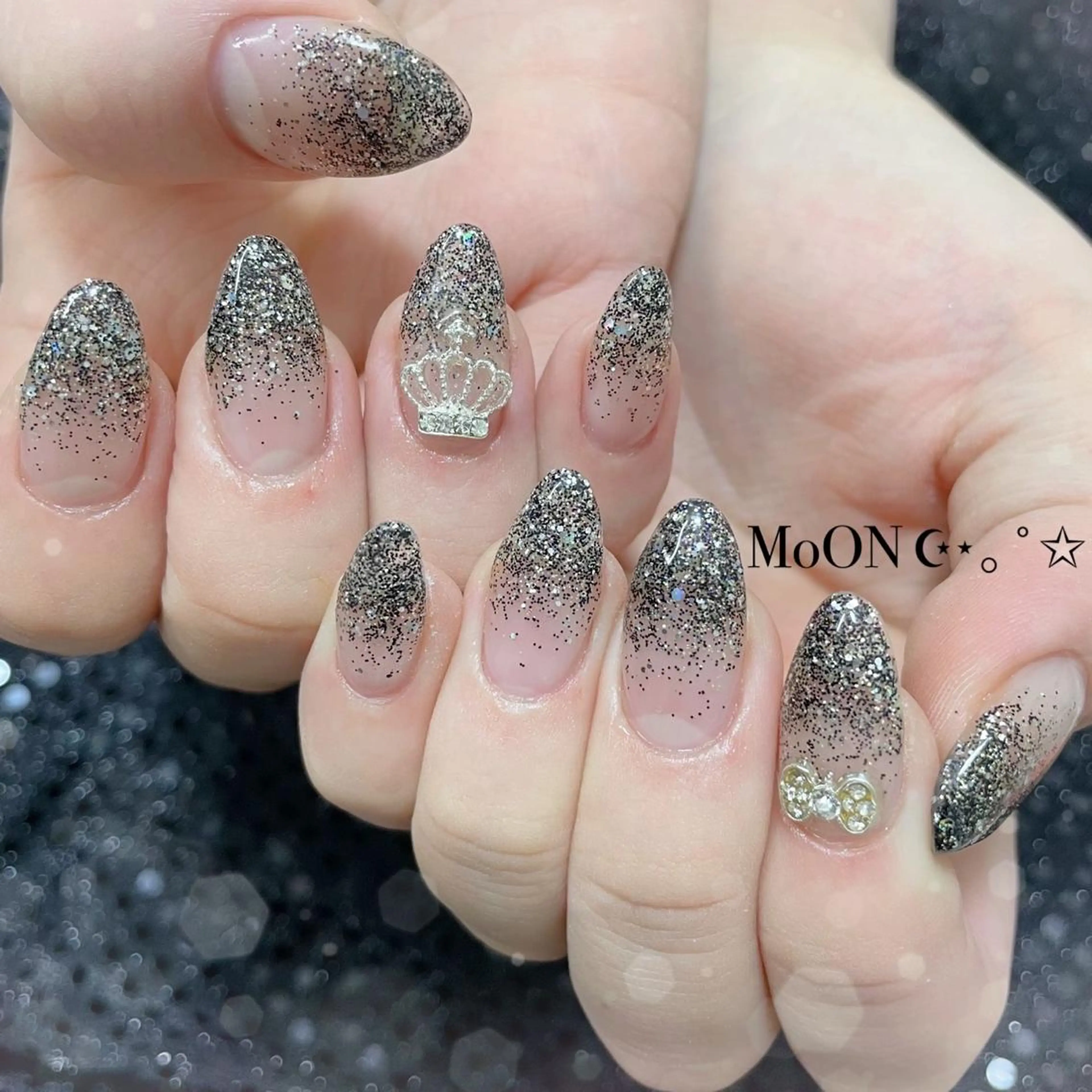 ネイル ハンドネイル ハンドケア MoON...❤︎ MeGuのネイルデザイン