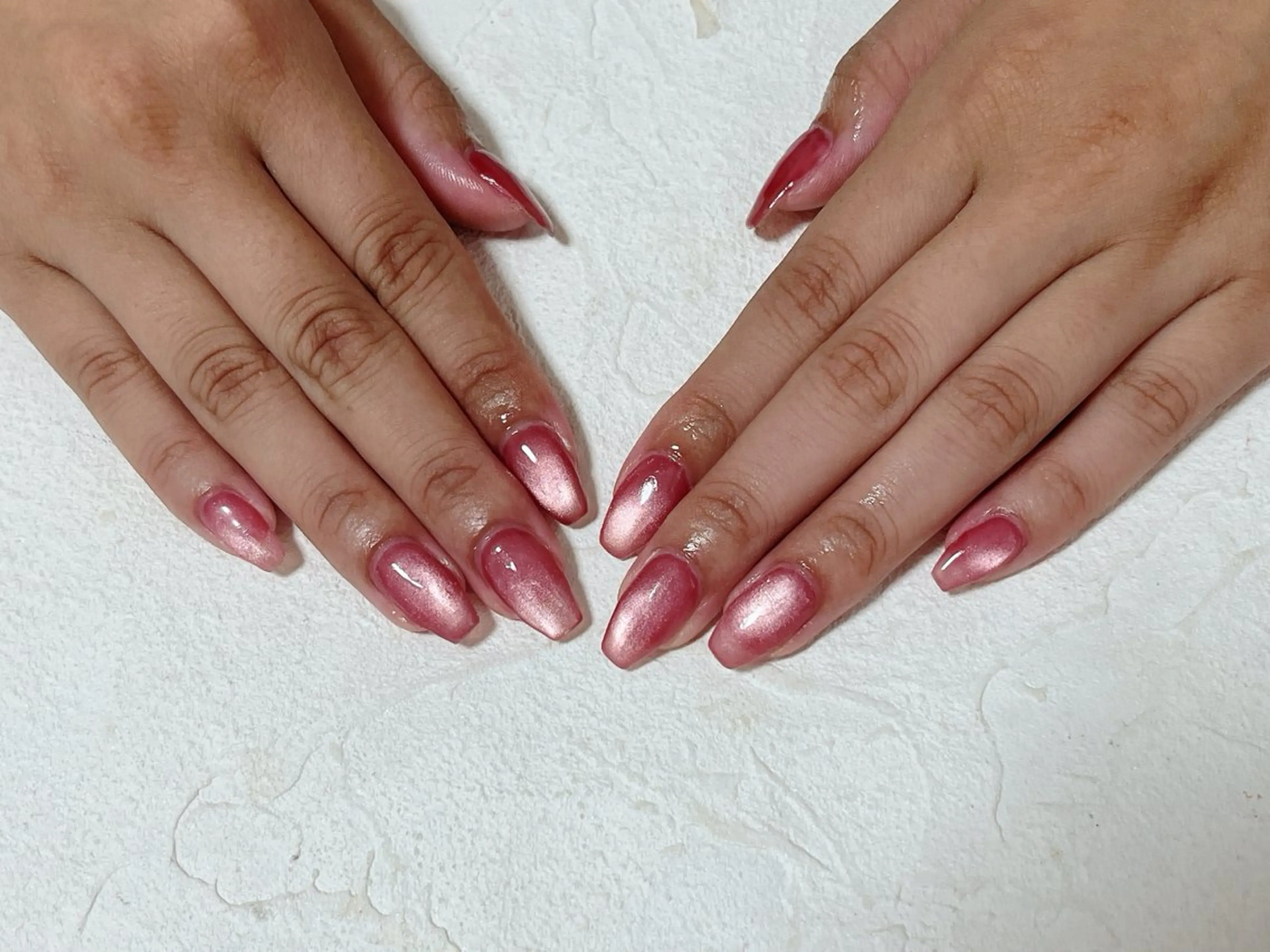 ネイル オーロラネイル フットネイル フレンチネイル ジェルネイル マグネットネイル ハンドネイル mogunail &blowのネイルデザイン