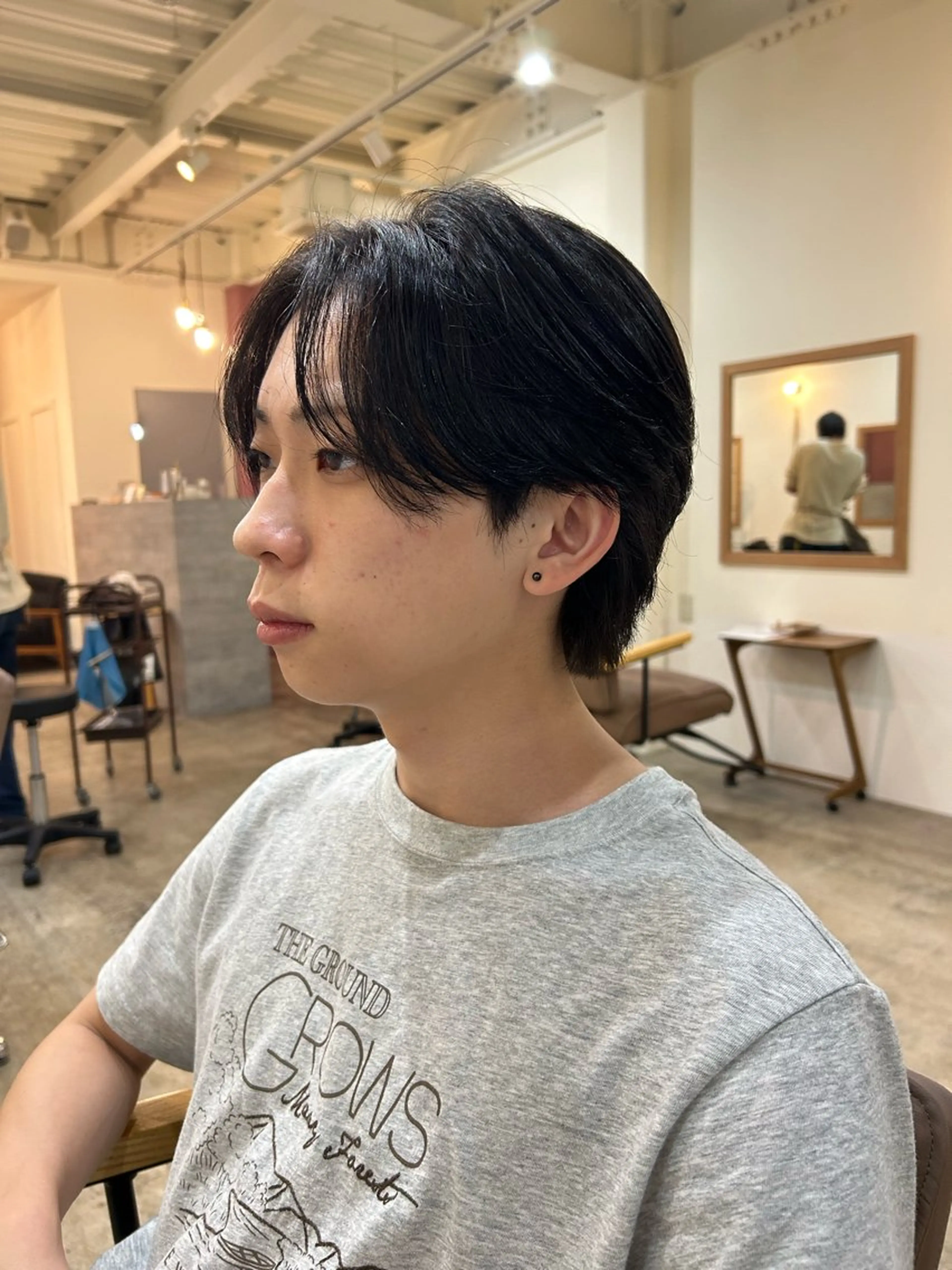 メンズ センターパート メンズ韓国風 小島 大輝 /レディースカットのヘアスタイル