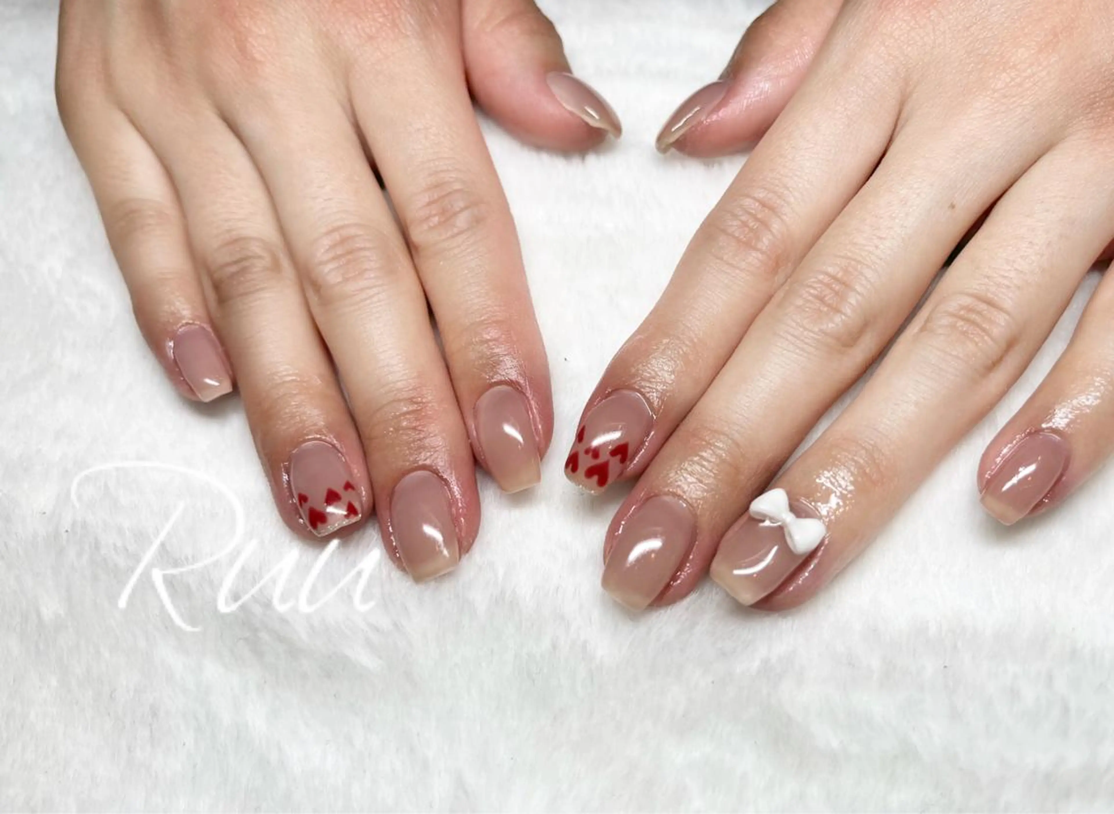 ネイル アートネイル フットネイル フレンチネイル キラキラネイル 韓国ネイル Nail salon Ruuのネイルデザイン