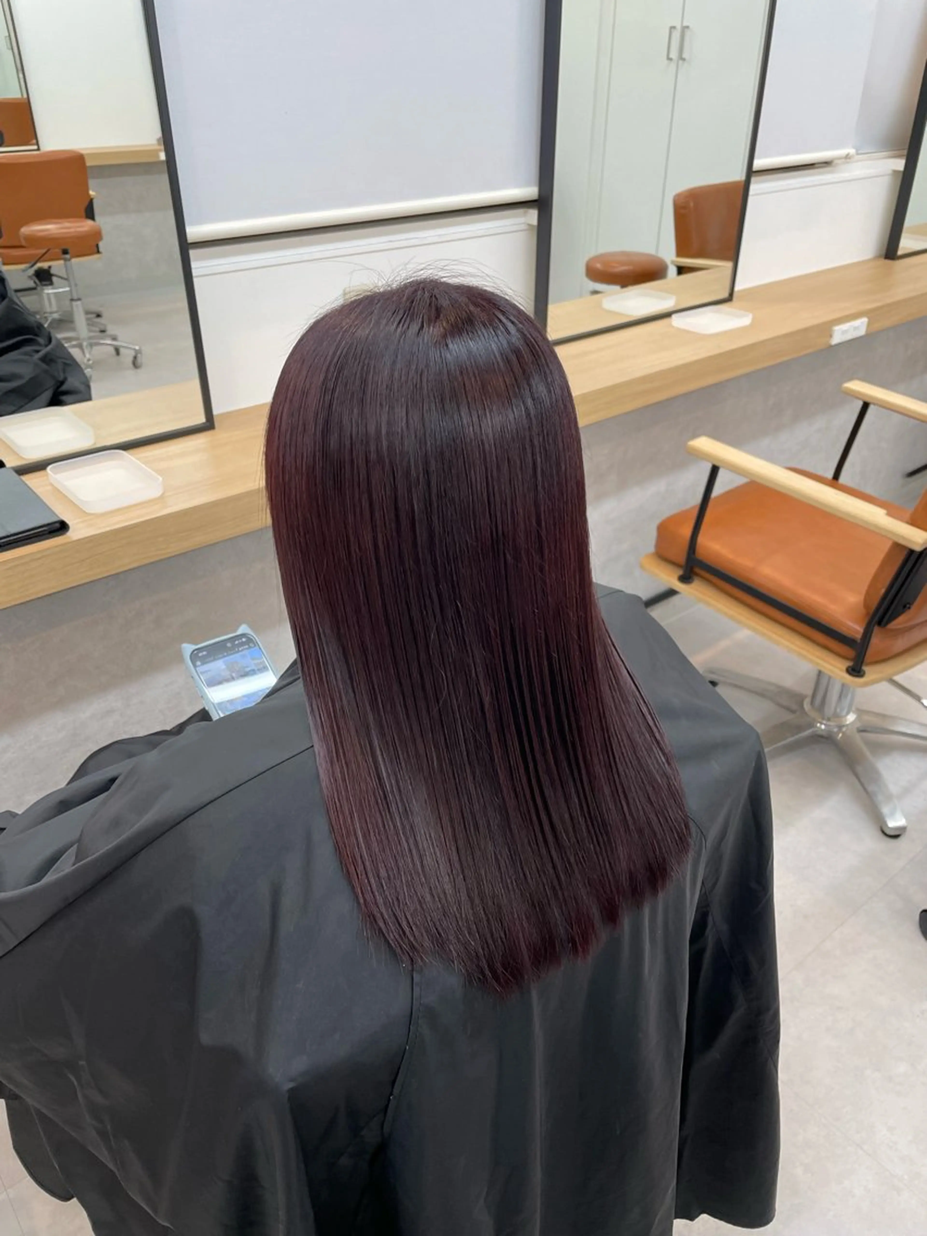 カラー ブラウンカラー ピンクカラー granze京橋店所属・granze京橋店 中村 碧羽のヘアスタイル