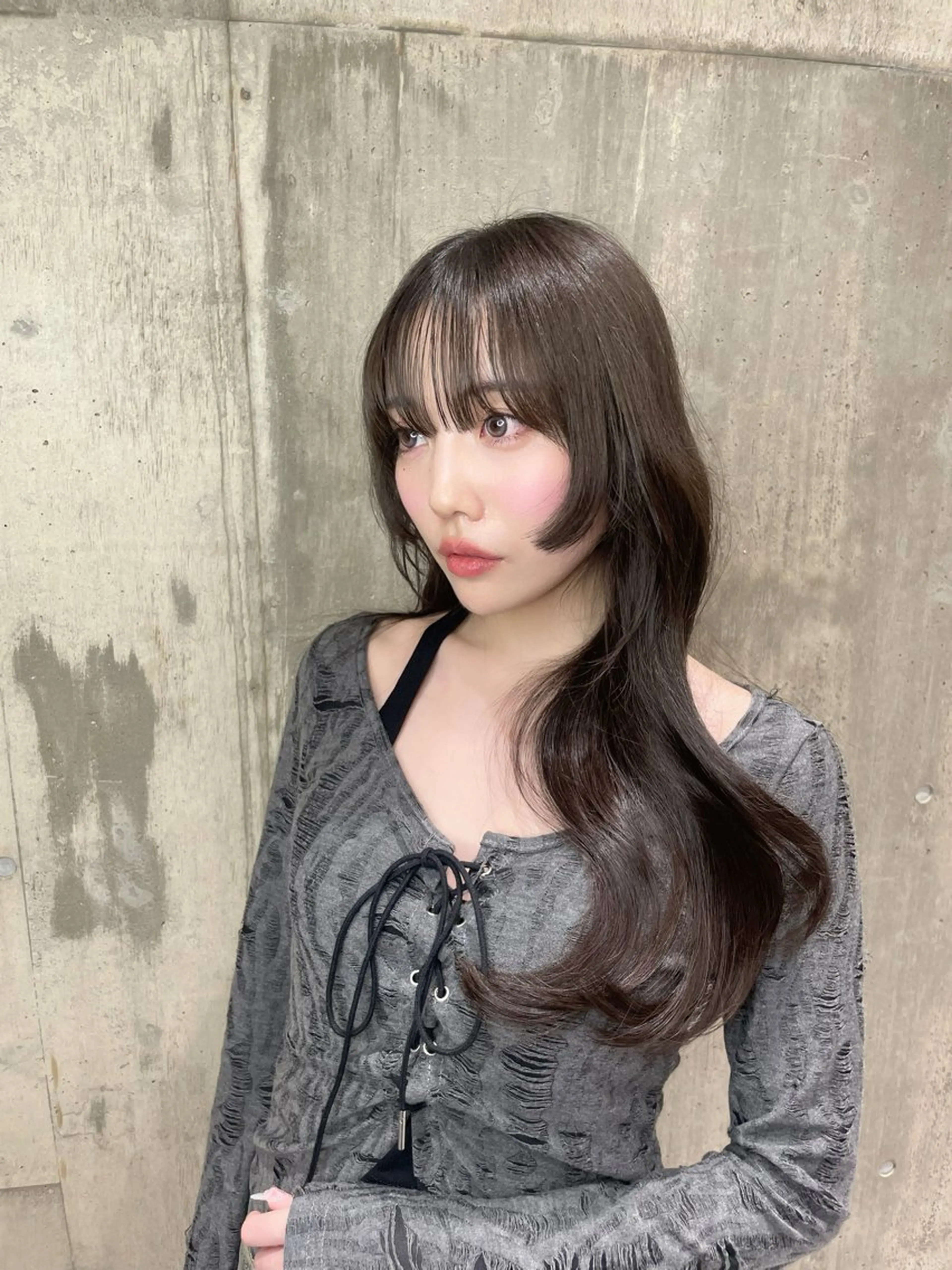 セミロング カラー カット ヘアカラー トリートメント 寺島 圭人のヘアスタイル