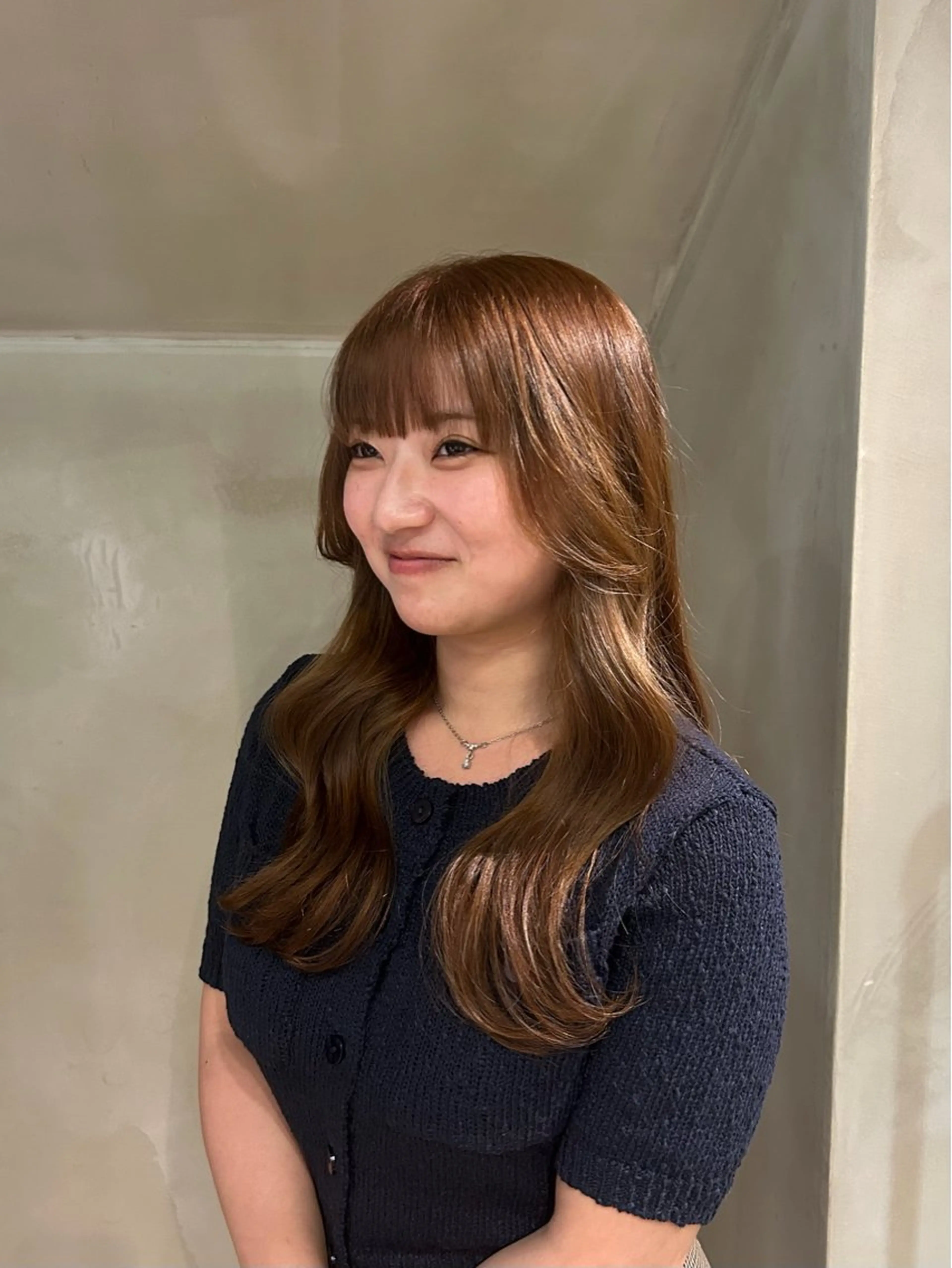 ロング mei🪽 カラーモデルのヘアスタイル