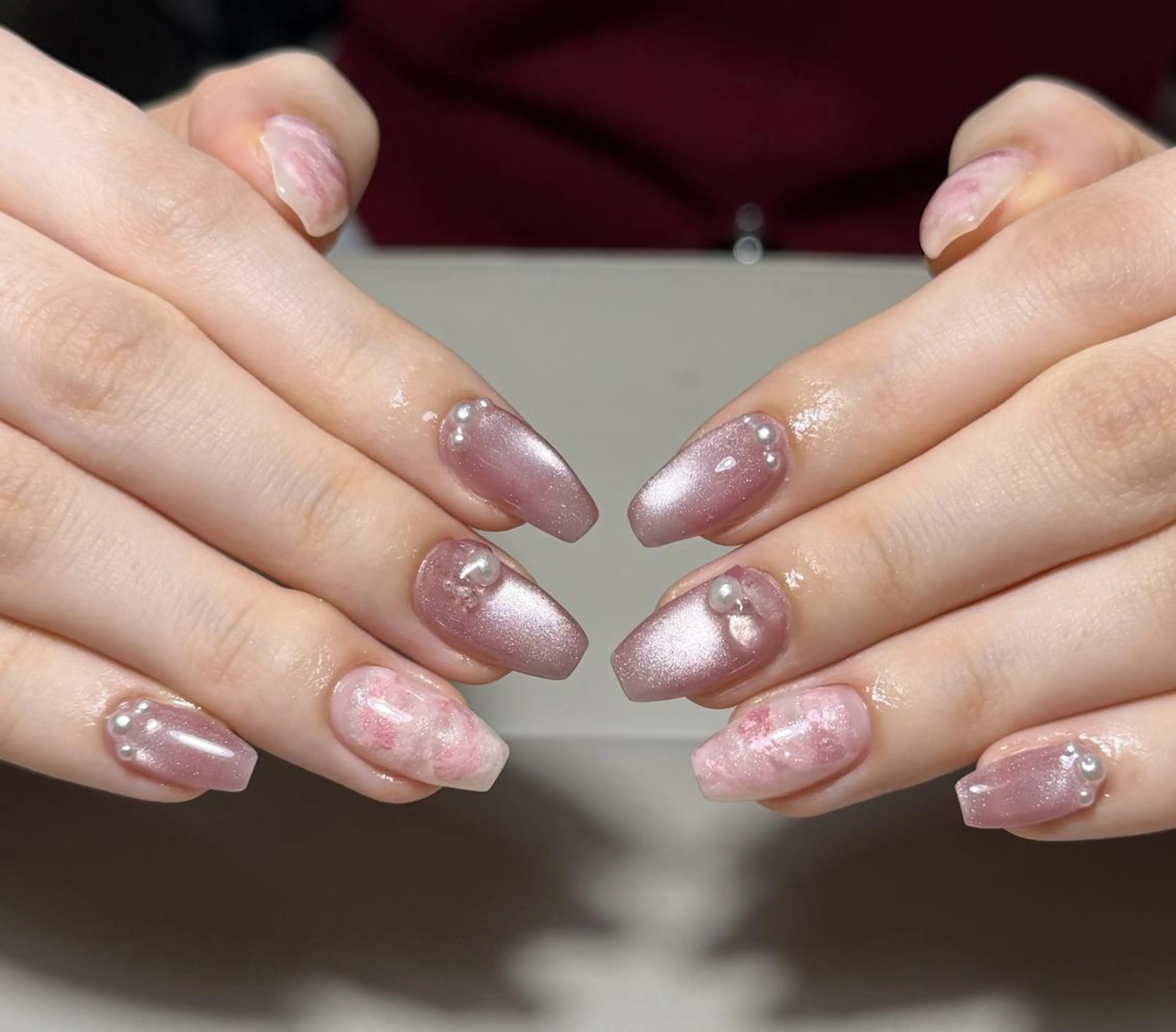 ネイル ハンドネイル ハンドケア 🍑 momo_nailのネイルデザイン