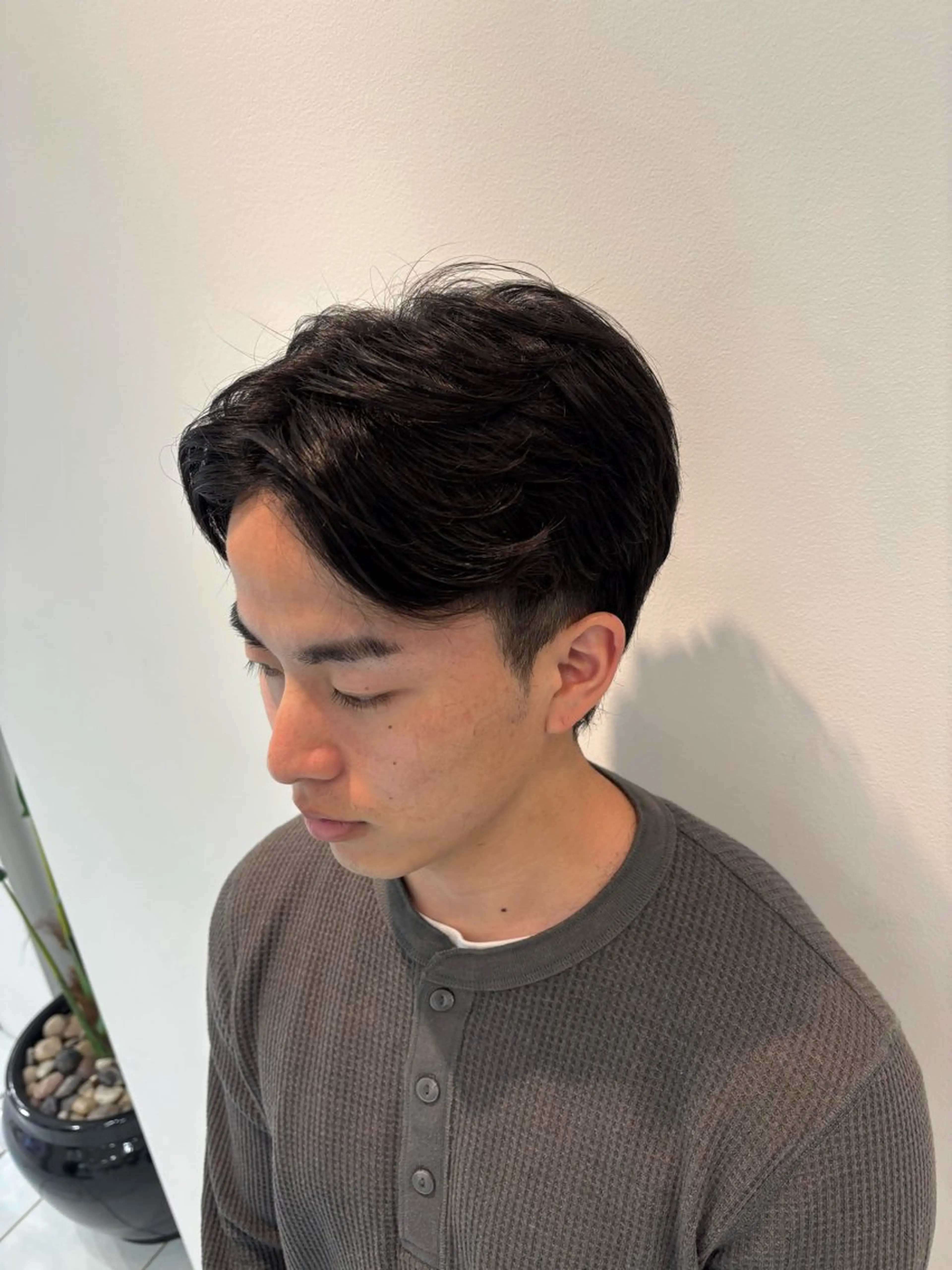 ショート メンズ センターパート ‎🤍‎miko🤍 カットモデル募集中のヘアスタイル