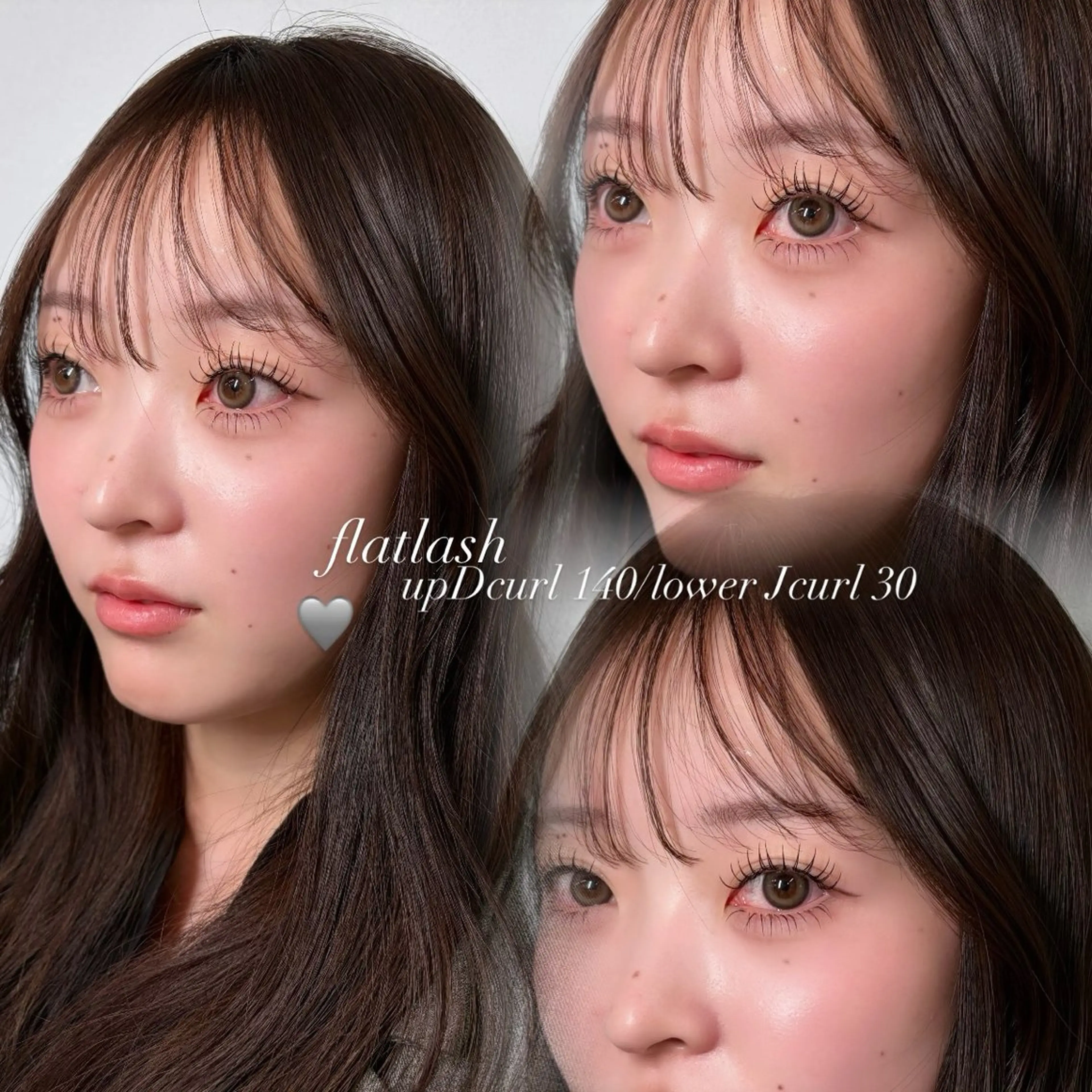 マツエク140本〈フラットラッシュ〉の写真