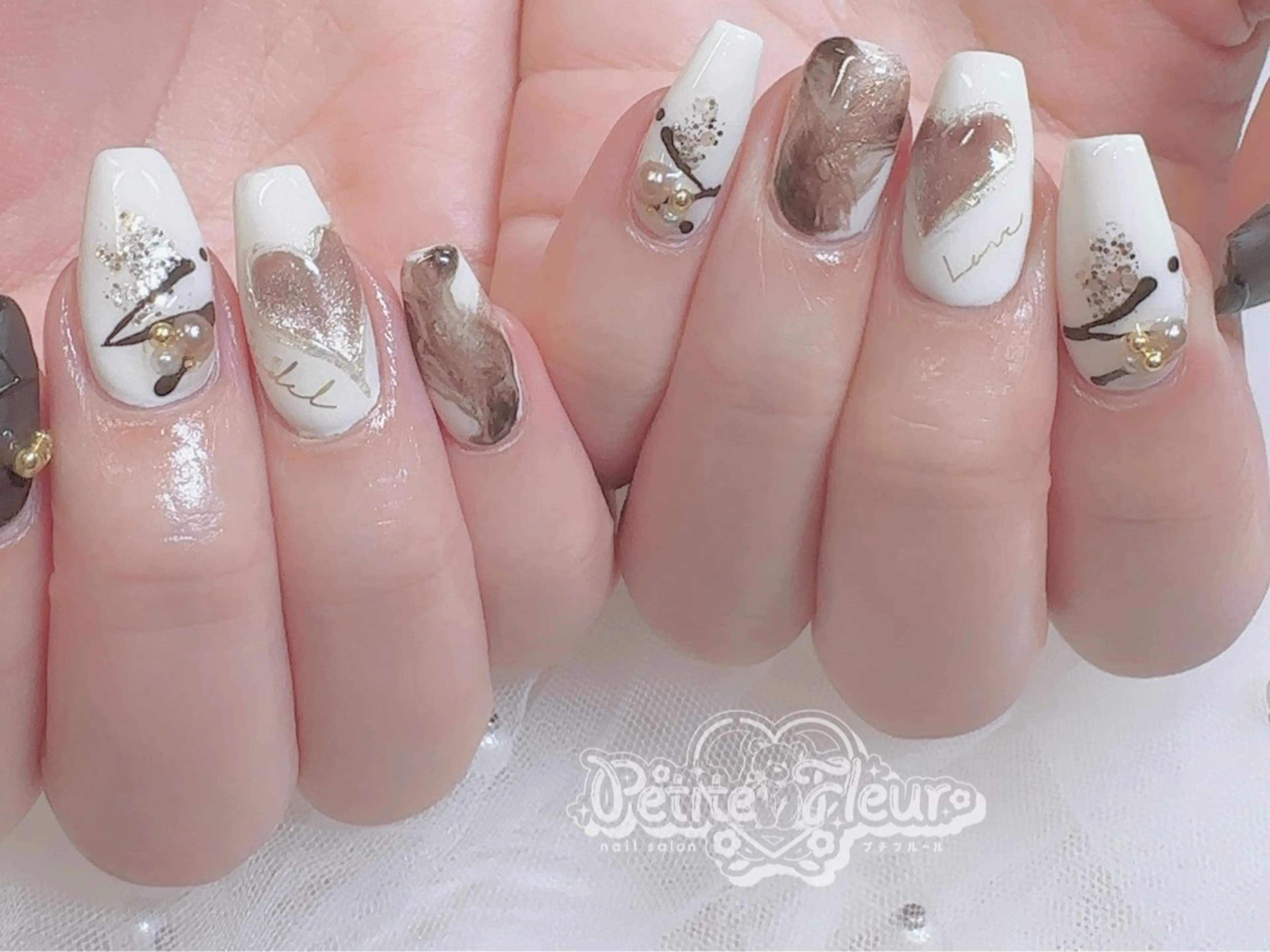 ネイル ❁⃘*。Petite fleur❁⃘*りさのネイルデザイン