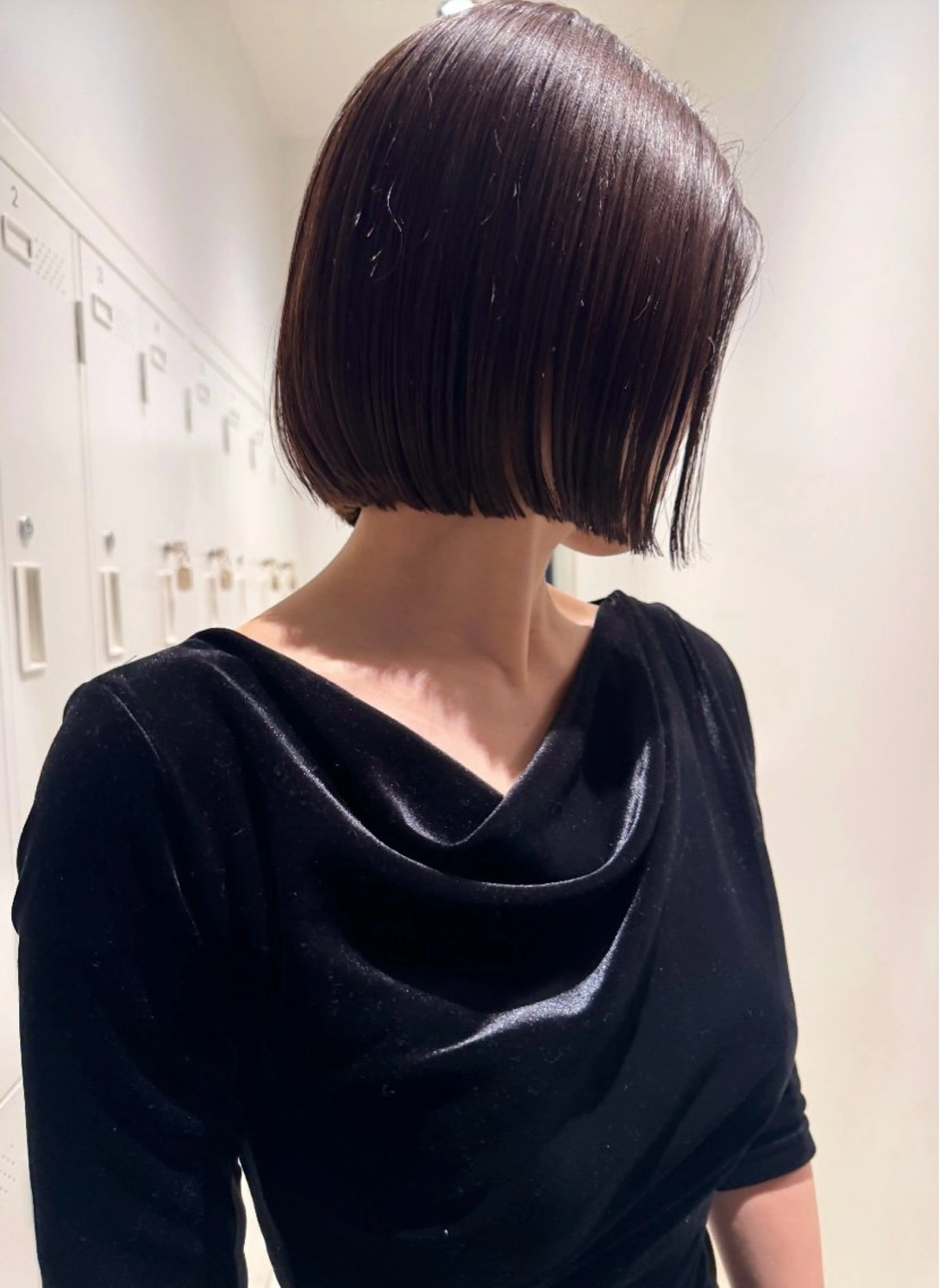 ショート カット ヘアカラー 似合わせボブ/ 大人ボブ🩵しおのヘアスタイル