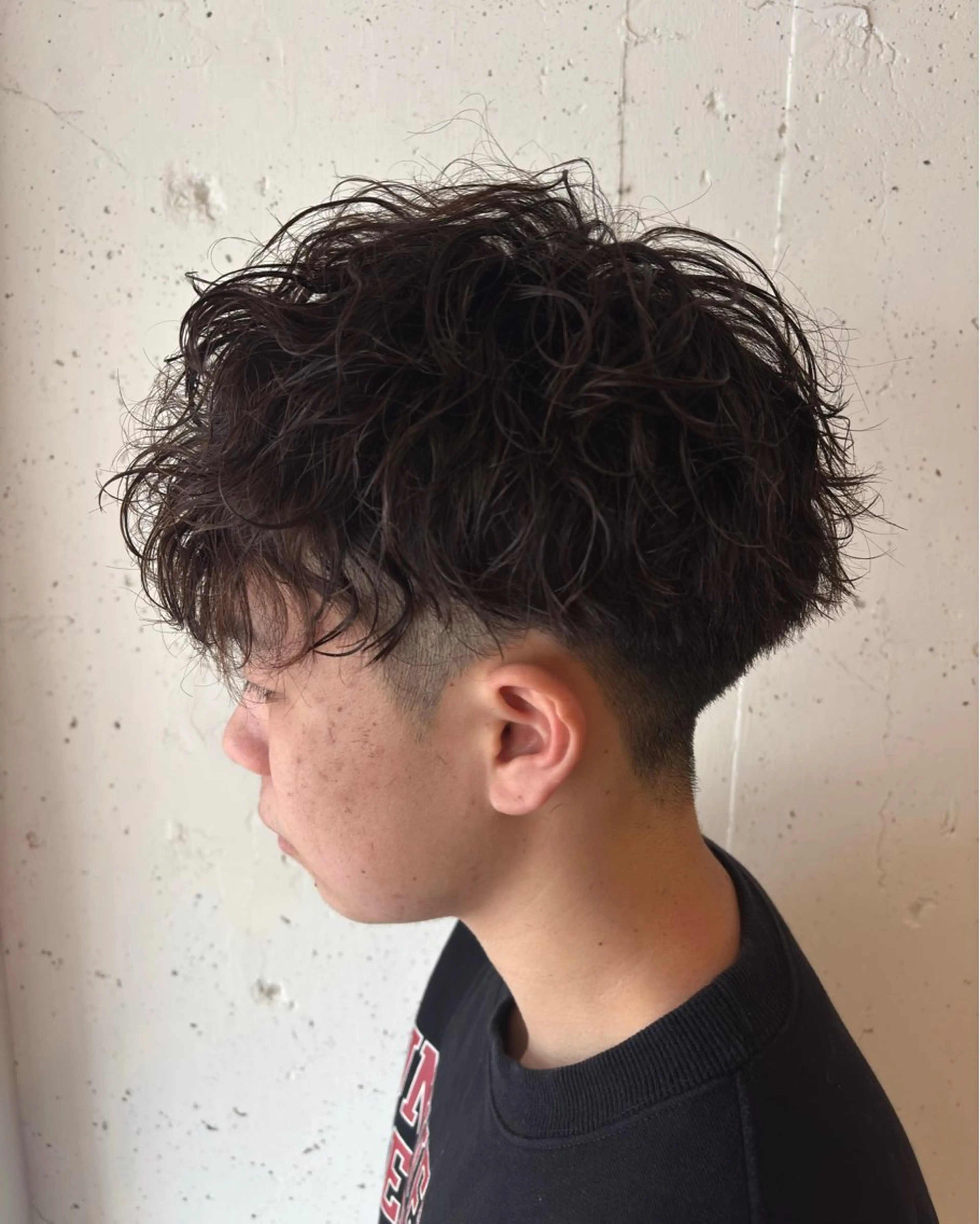 パーマ メンズ 竹谷 奈津実のヘアスタイル