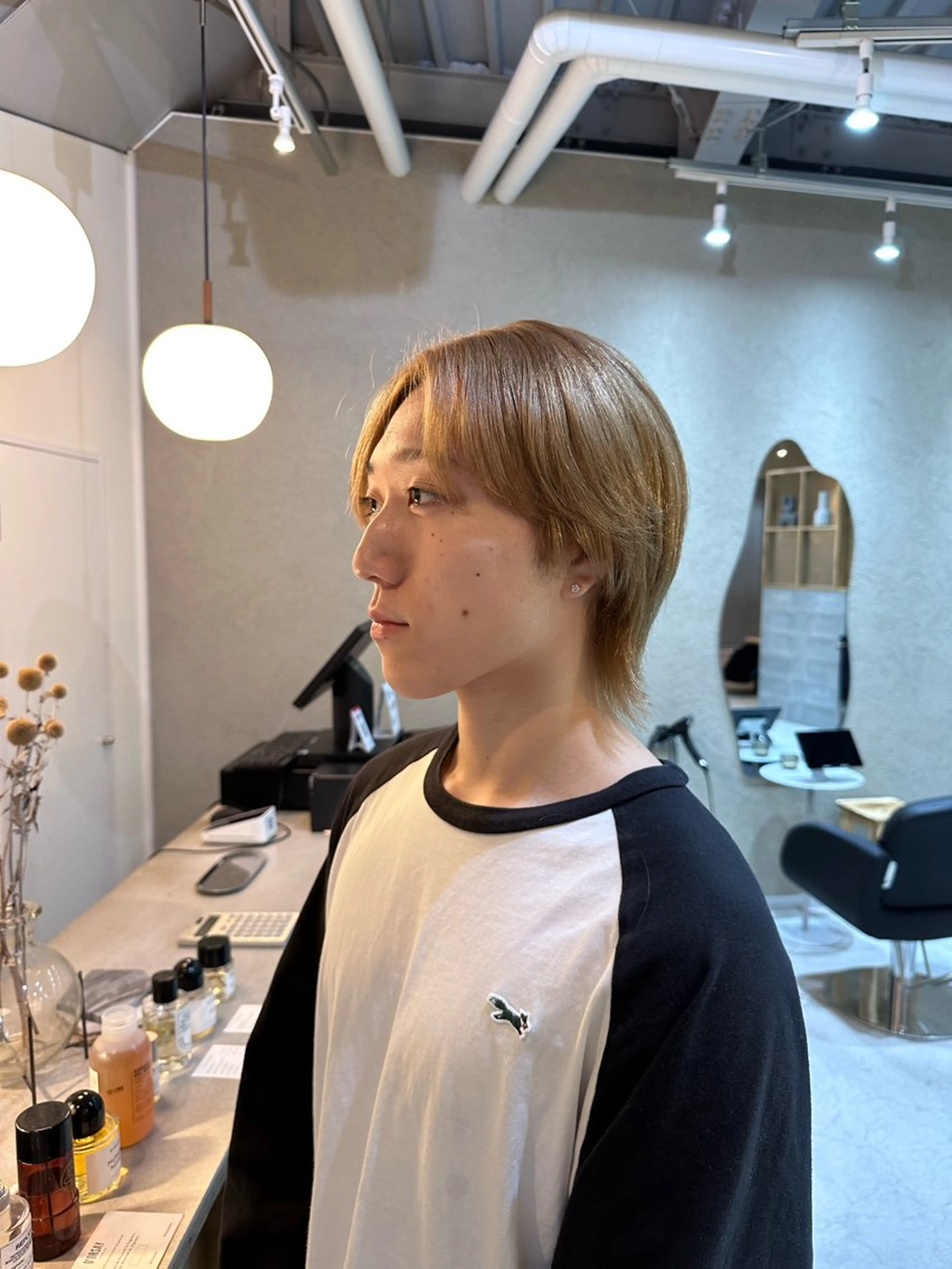 ショート カラー メンズ Shiro RENのヘアスタイル