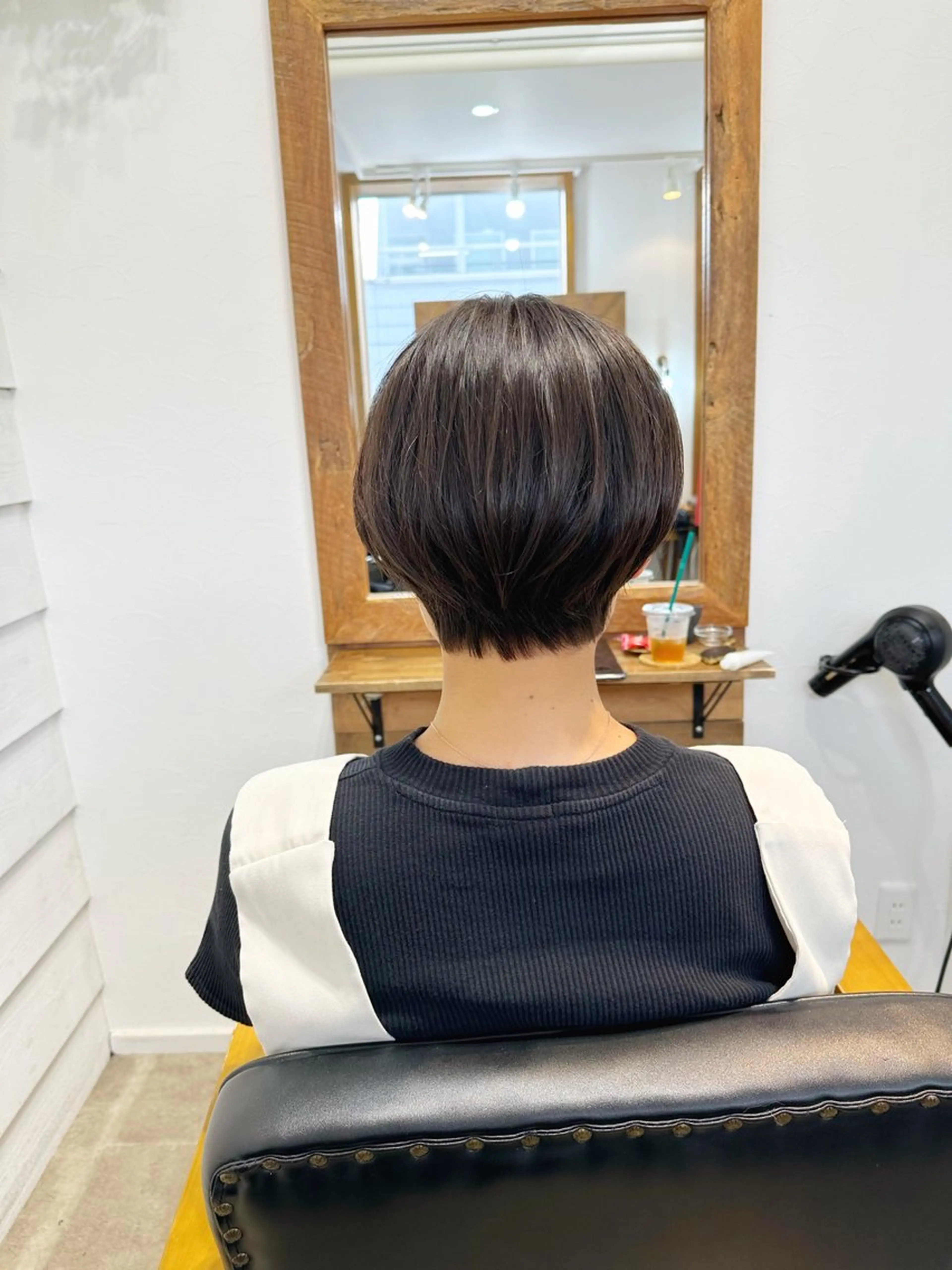 ショート ショートボブ ハンサムショート ボブ 髪質改善 タンバルモリ 👑銀座ショート/ 絶壁補正/金子涼👑のヘアスタイル