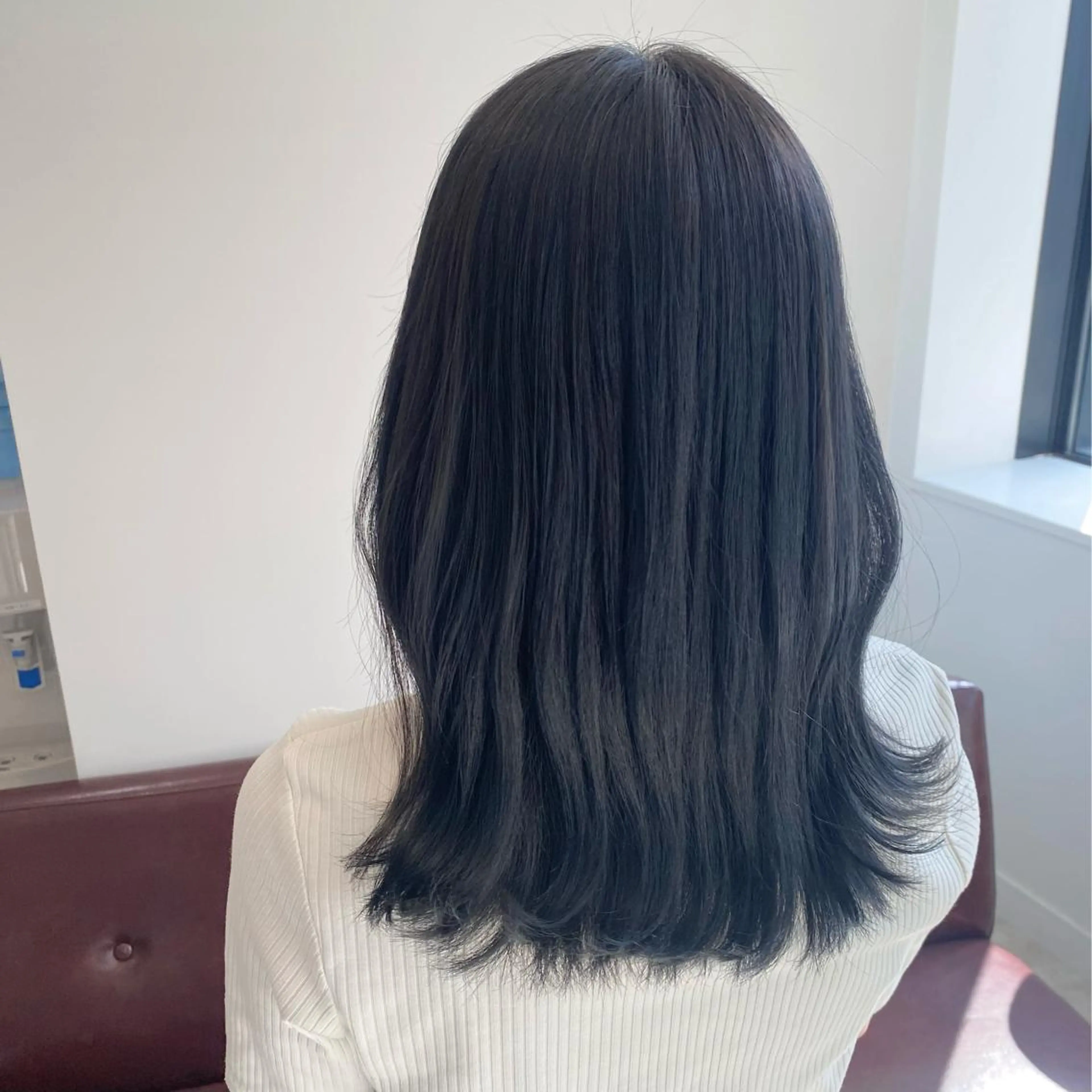 セミロング カット ヘアカラー トリートメント 吉原 みえのヘアスタイル