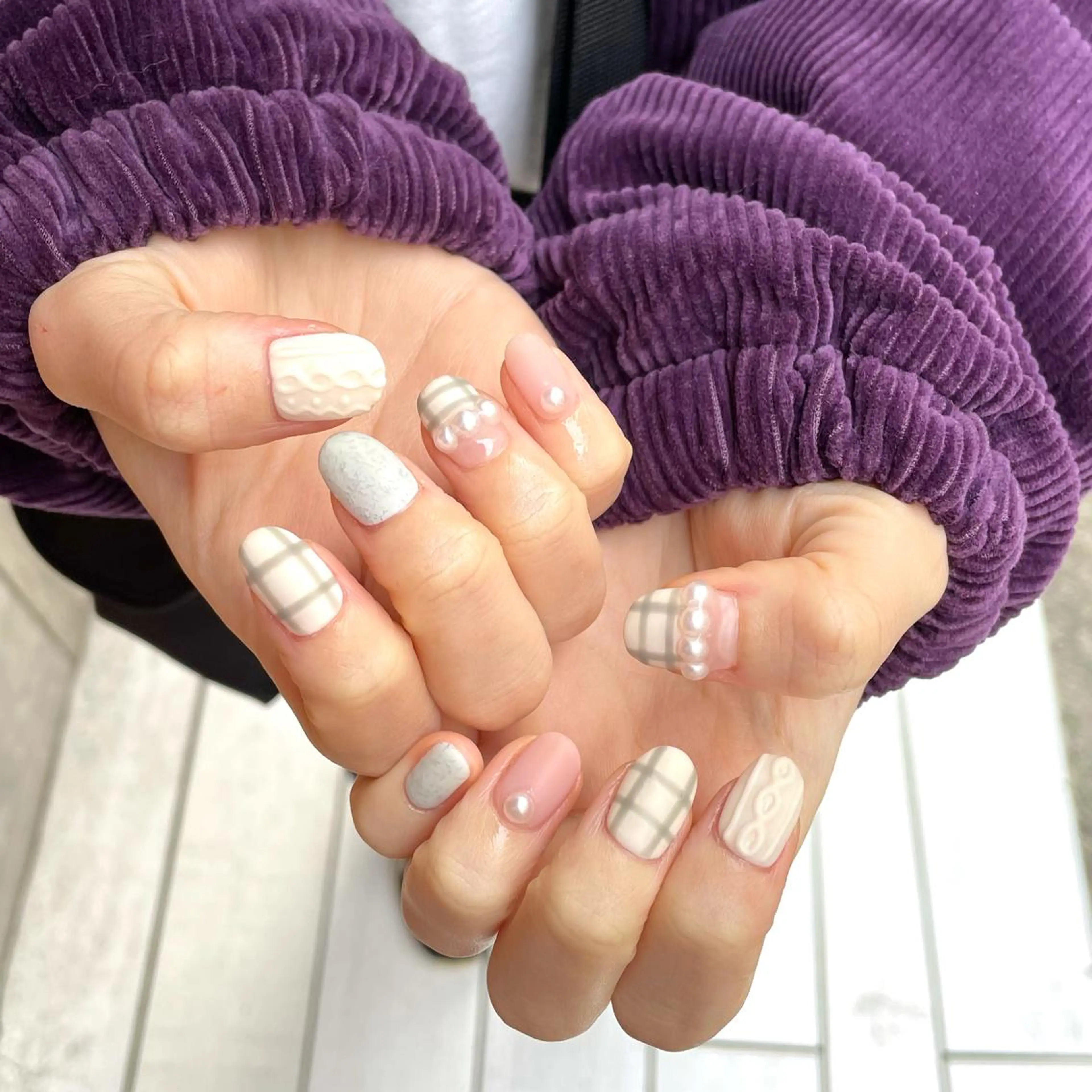 ネイル ハンドネイル 新井 ひなののネイルデザイン