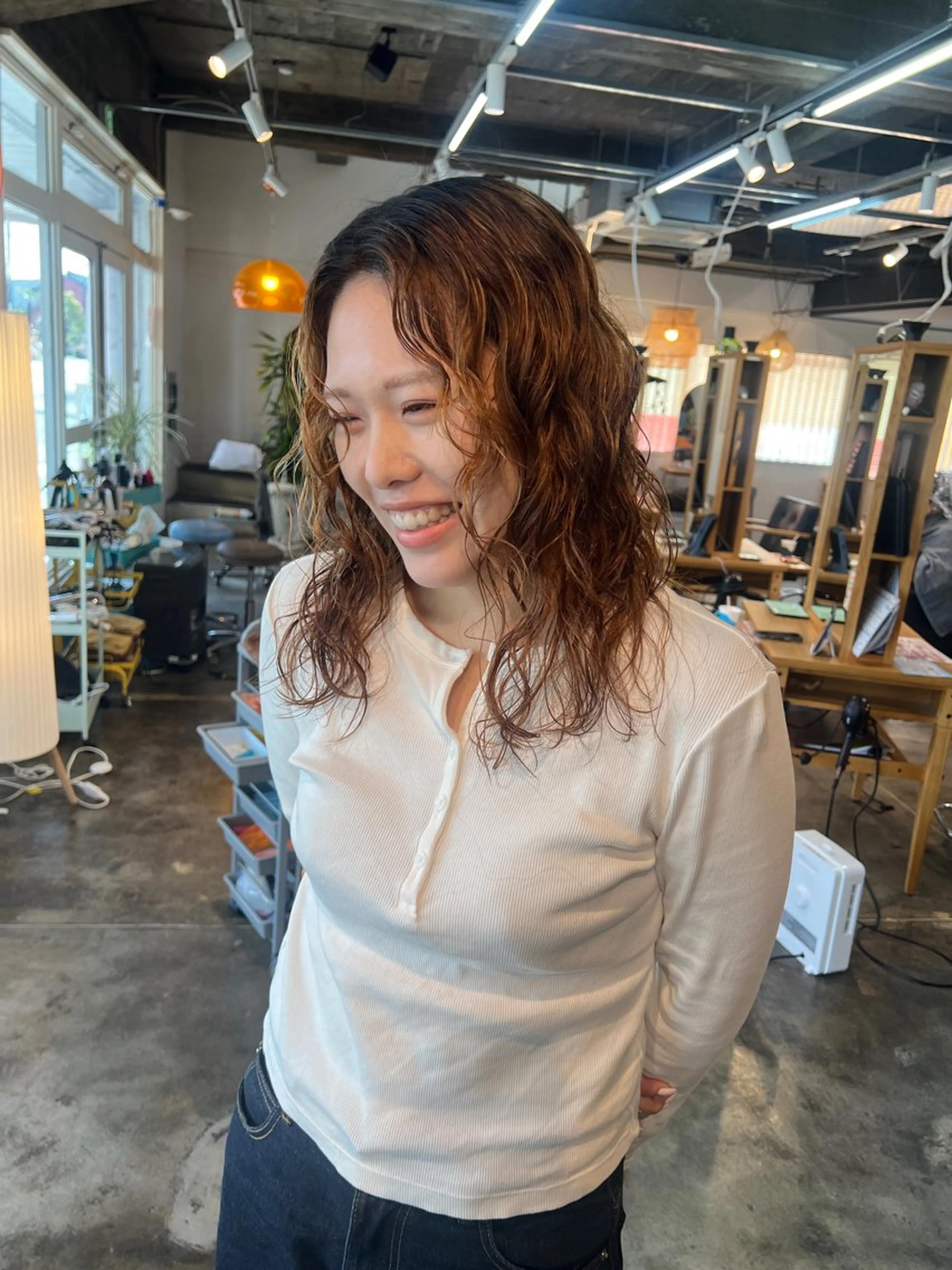 パーマ くまざき　なな /メンズモデル募集のヘアスタイル