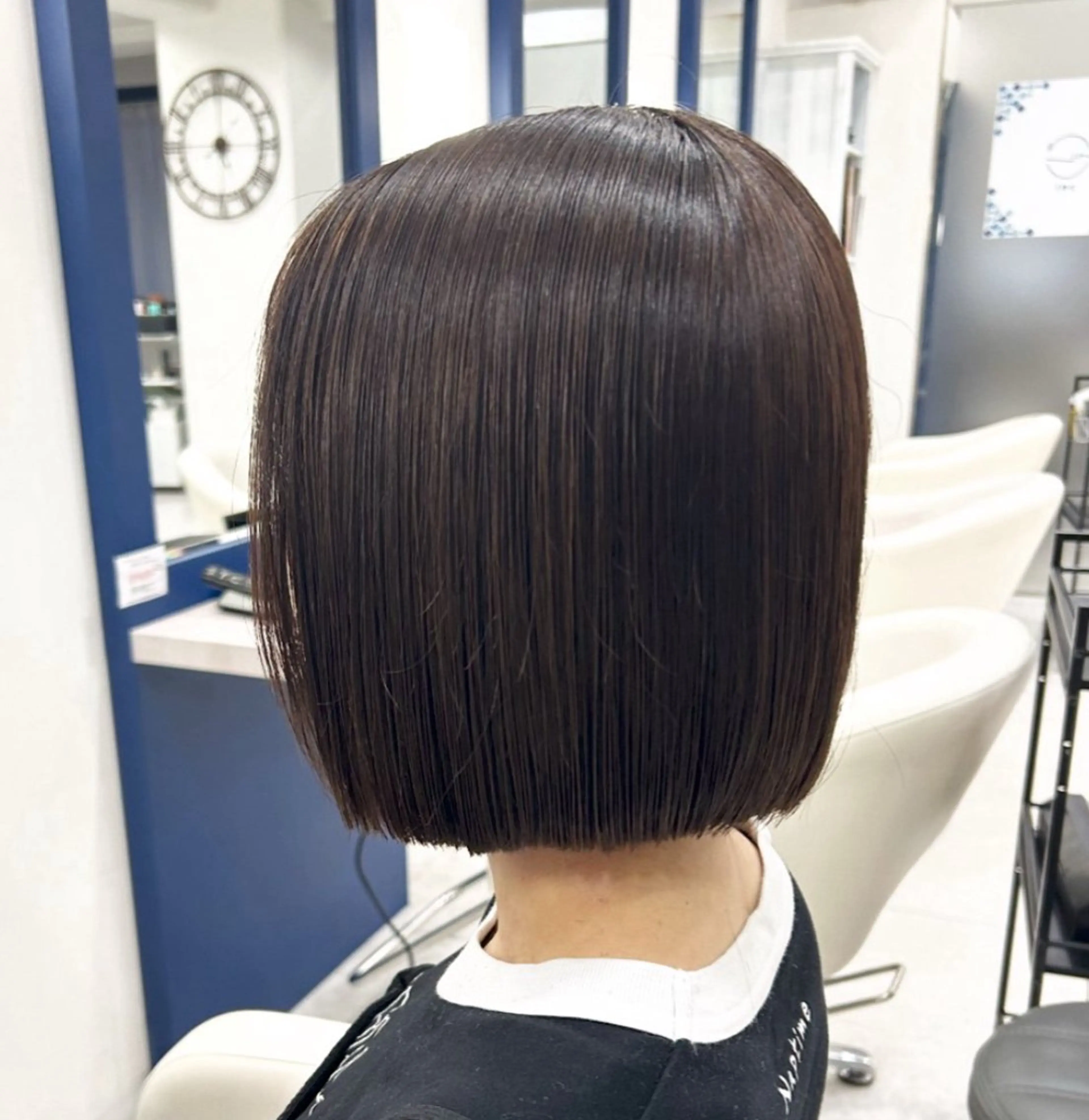 ショート 切りっぱなしボブ ボブ 💎Eleanor ニイナ💎のヘアスタイル