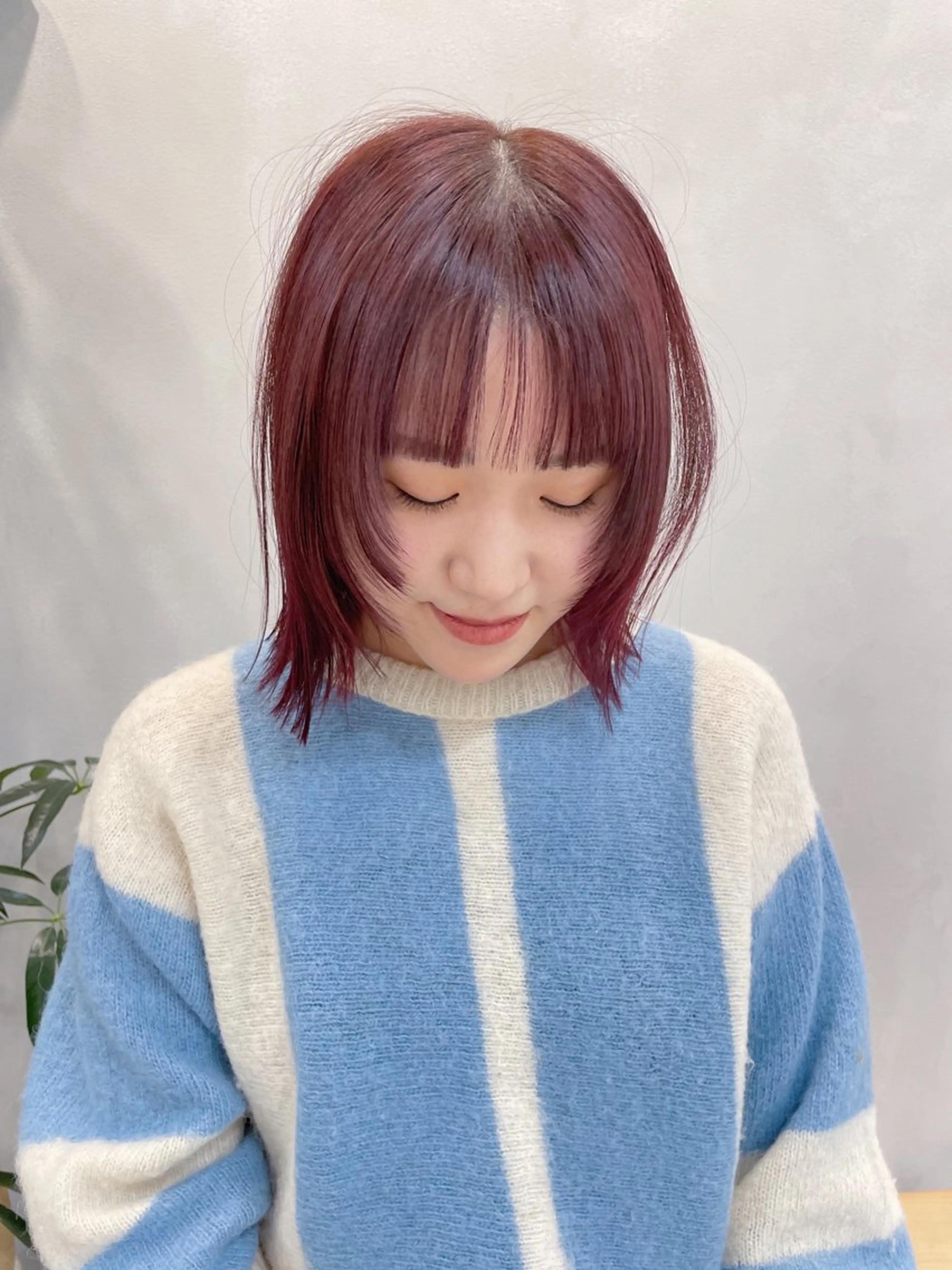ミディアム カラー 青木 優歩のヘアスタイル