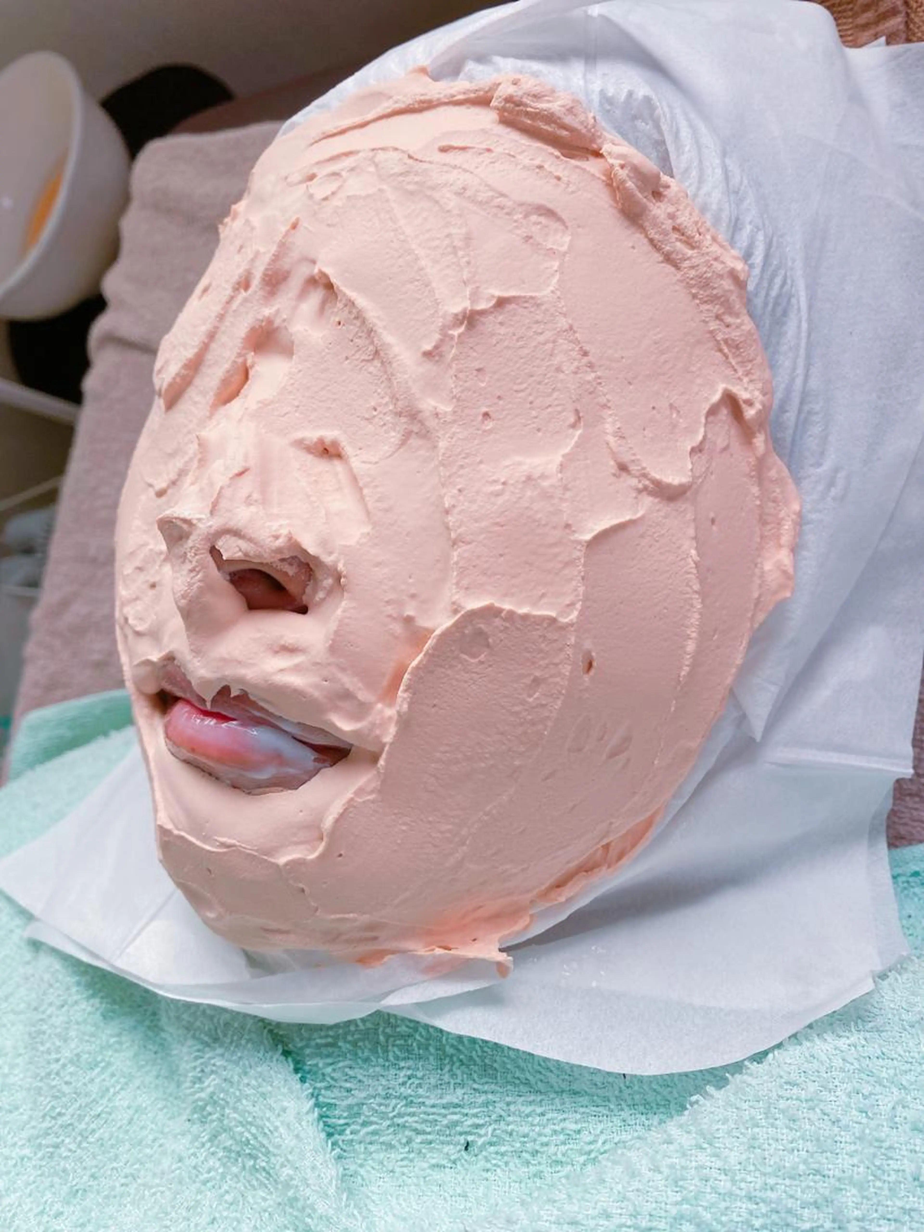 たるみケア、ハリケアの方〉〉〉クレイマスク（石膏パック）の写真