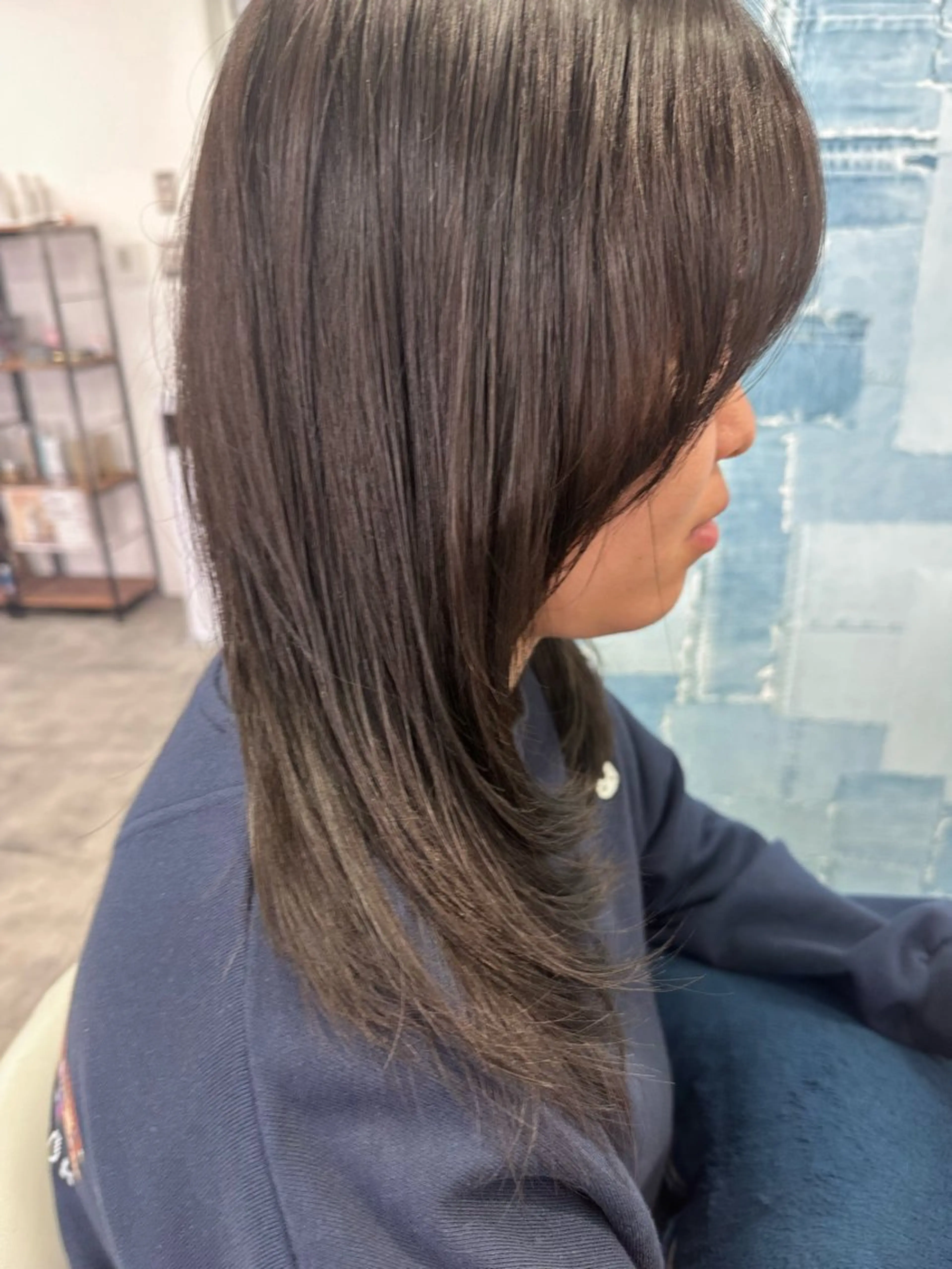 セミロング レイヤーカット Noyヨシモト ヒロトのヘアスタイル