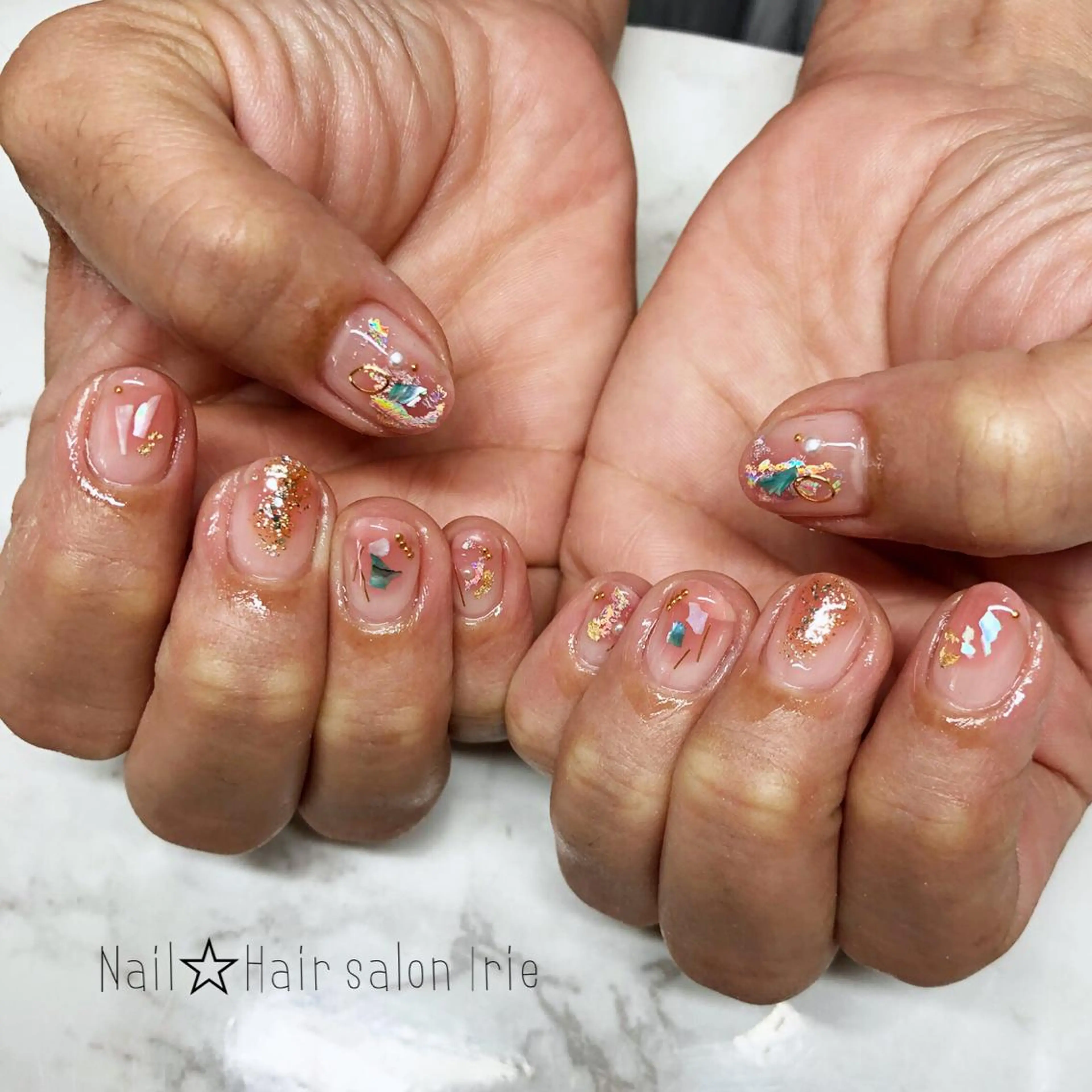 ネイル ハンドネイル Hair salon Irie所属・與儀 知佳のネイルデザイン