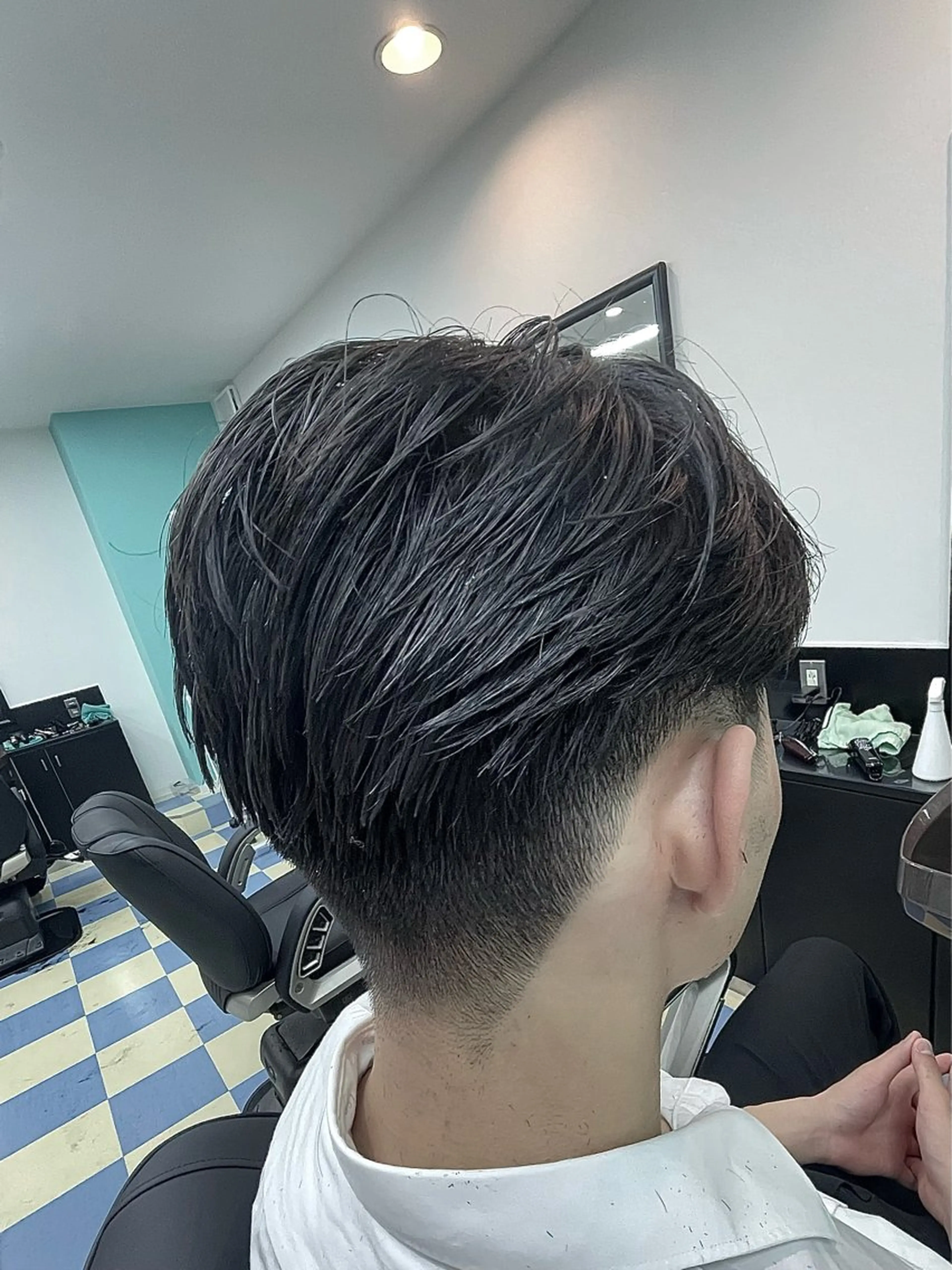 ミディアム ヘアアレンジ メンズ センターパート 似合わせカット特化/ 💈ミナ💈のヘアスタイル