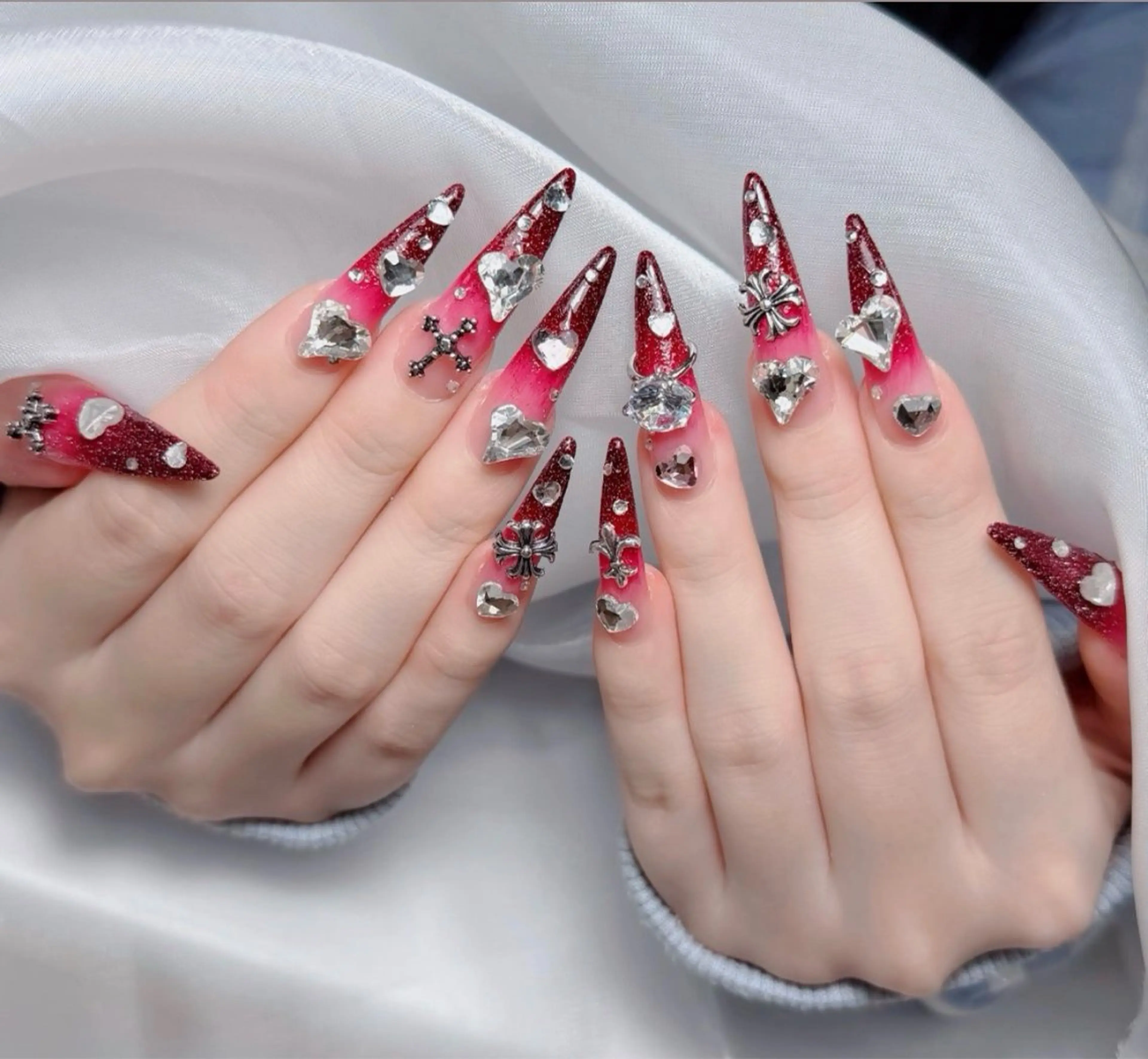 ネイル アートネイル 韓国ネイル 持ち込み ワンホンネイル ハンドネイル Lenie Nail Salonのネイルデザイン