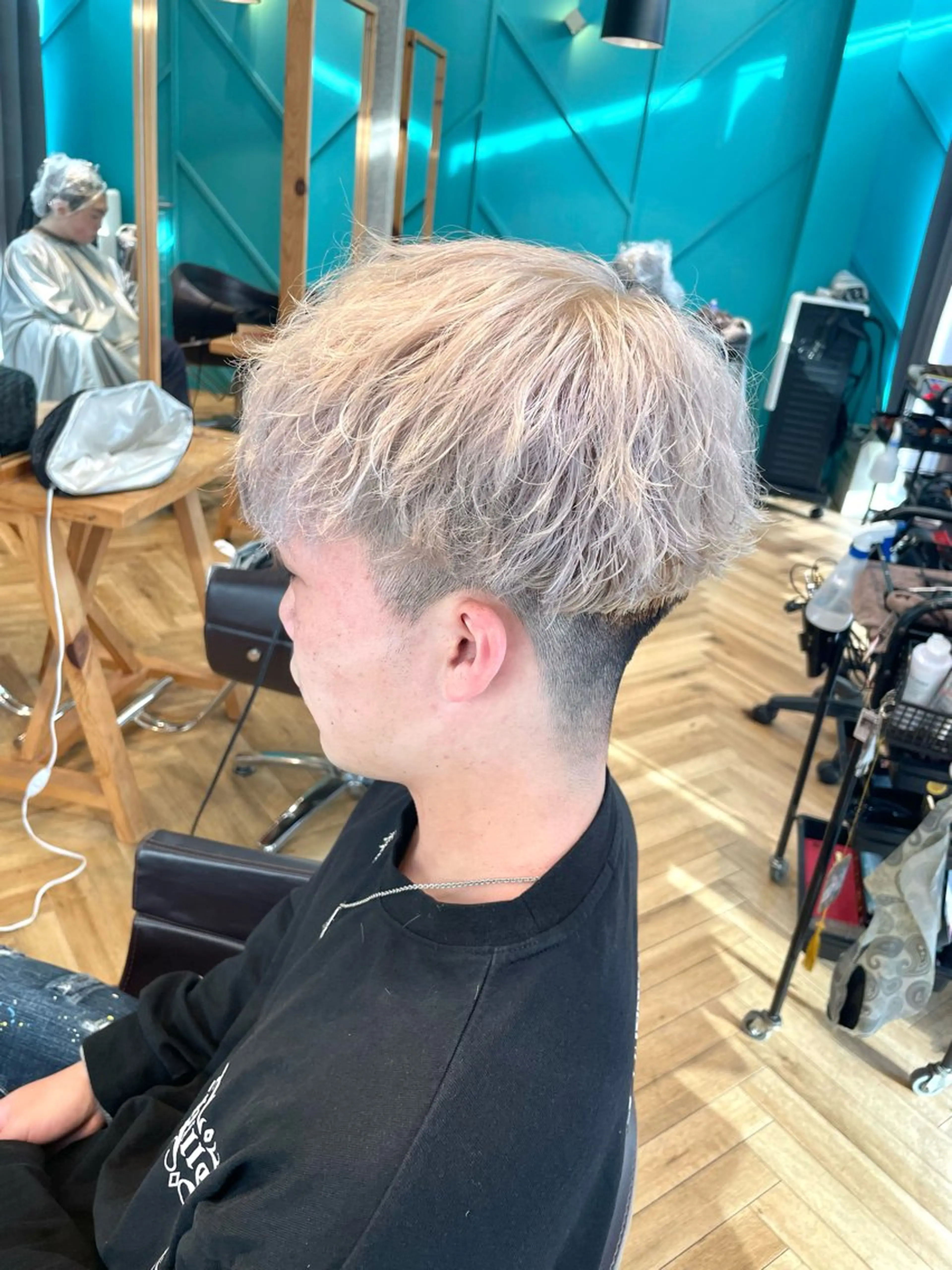 メンズ カット ヘアカラー 🌈艶カラー× メンズパーマ永埜🌈のヘアスタイル